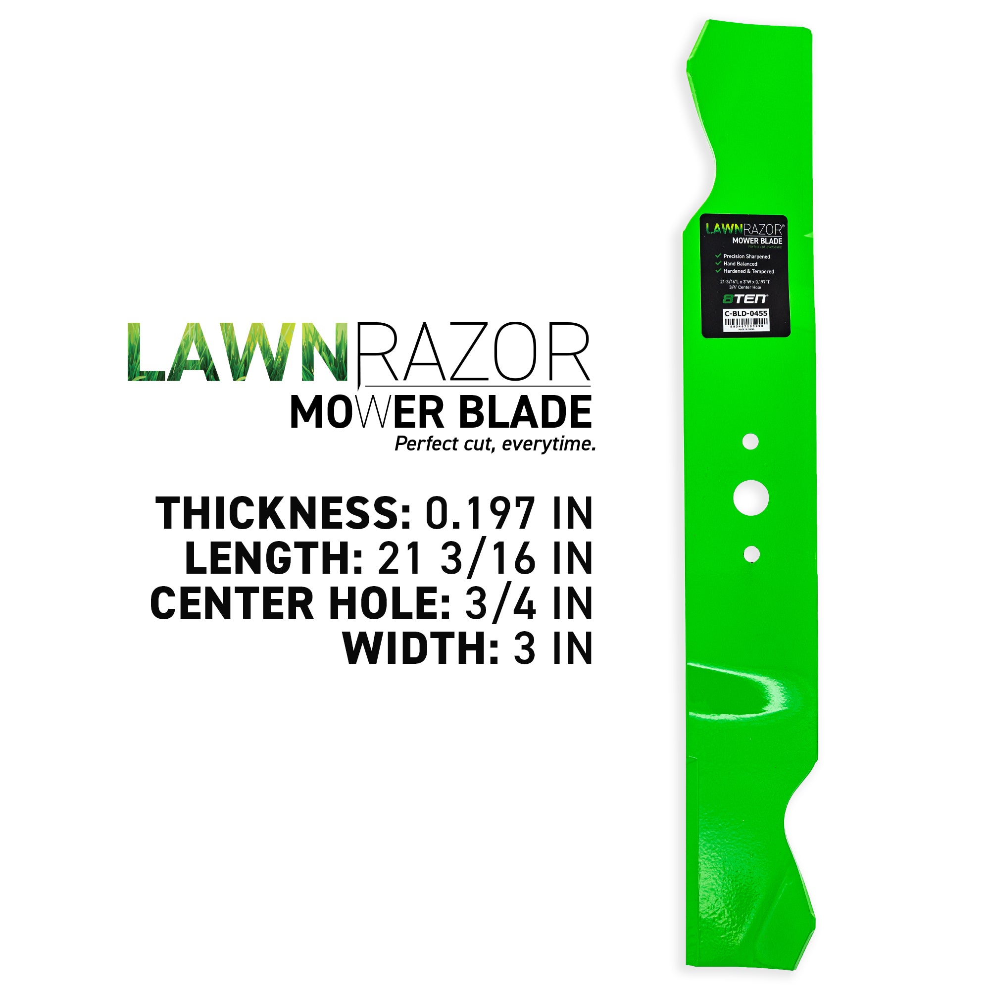 8TEN 810-CBL2677D Blade 2-Pack for zOTHER Oregon MTD Cub Cadet