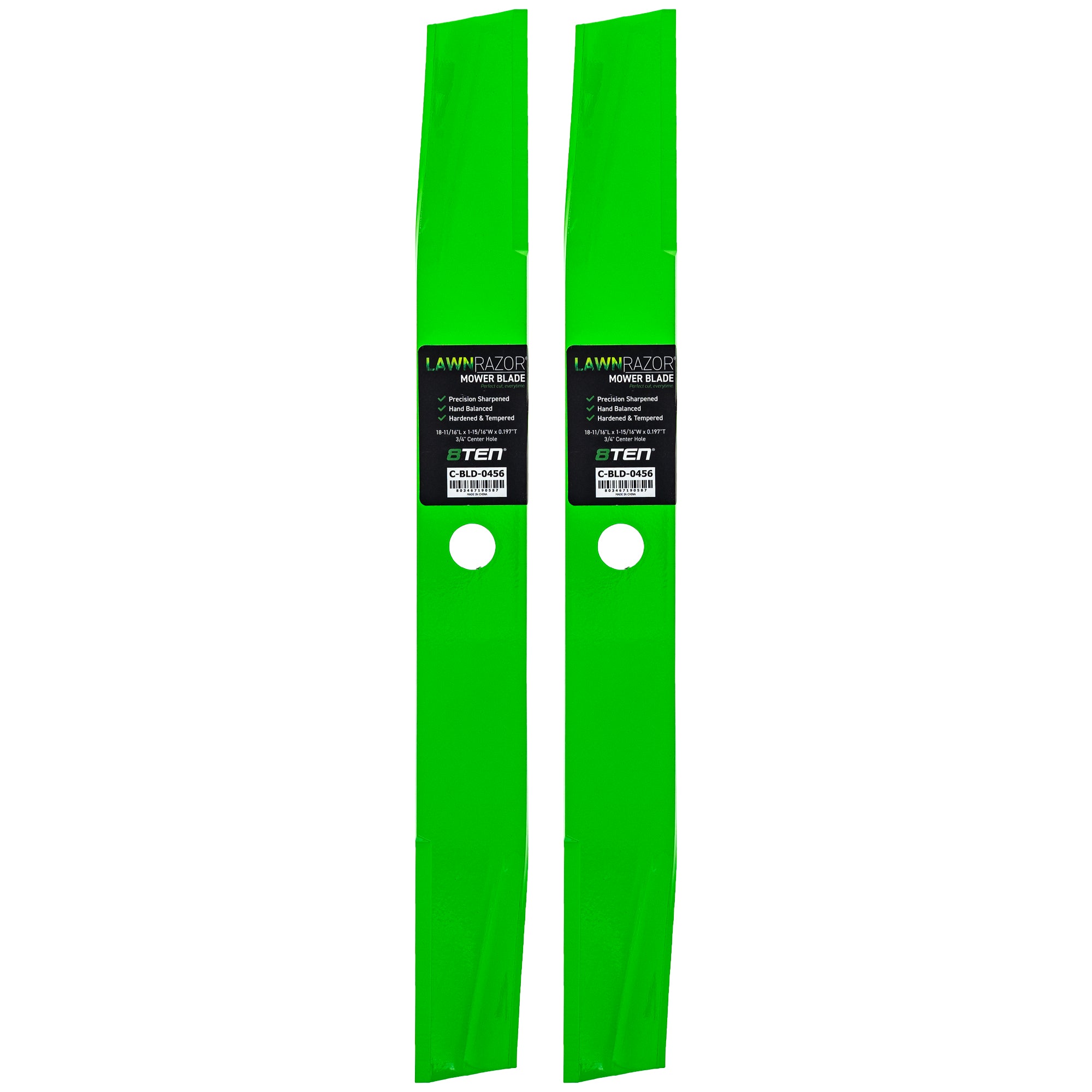 LawnRAZOR High Lift Blade 2-Pack for zOTHER Toro Exmark Horse 37 8TEN 810-CBL2678D