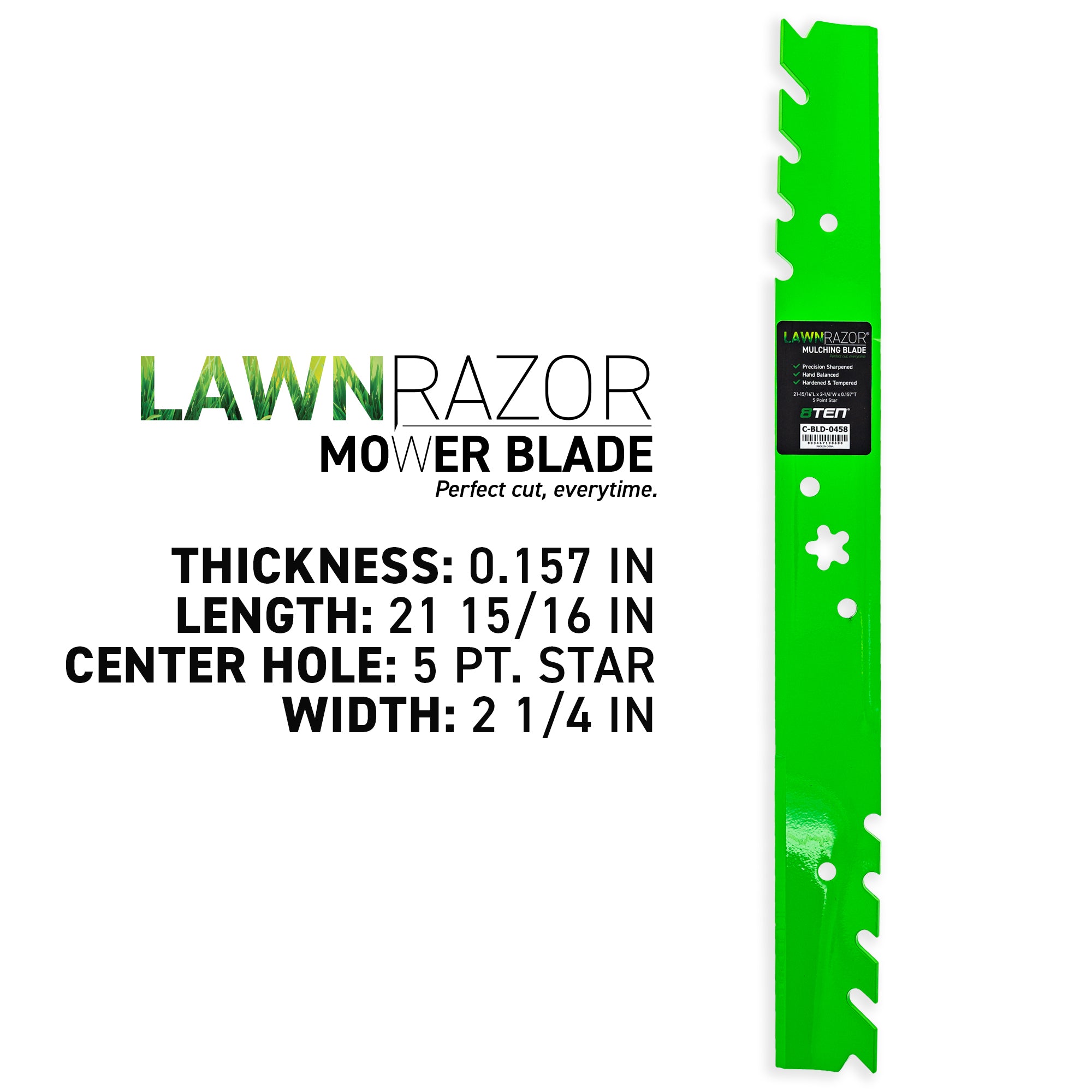 8TEN 810-CBL2670D LawnRAZOR Toothed Blade for zOTHER HU800AWDH