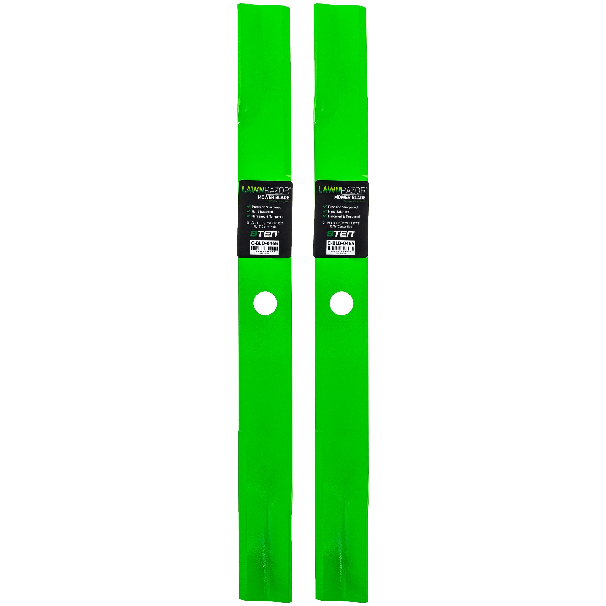LawnRAZOR High Lift Blade 2-Pack for zOTHER Oregon Ferris ZTX 300S 8TEN 810-CBL2687D