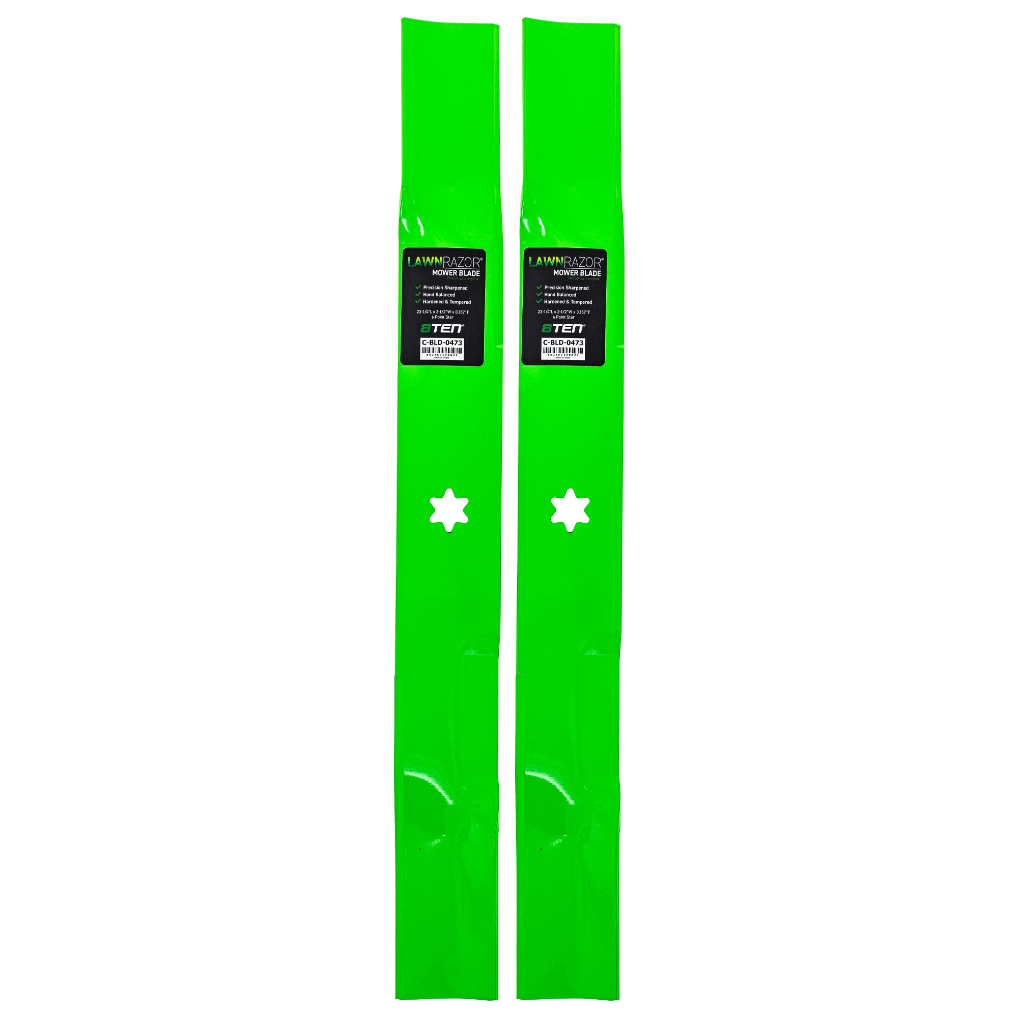 LawnRAZOR Mulching Blade 2-Pack for zOTHER MTD Cub Cadet Troy-Bilt Thouroghbred TB46 8TEN 810-CBL2695D