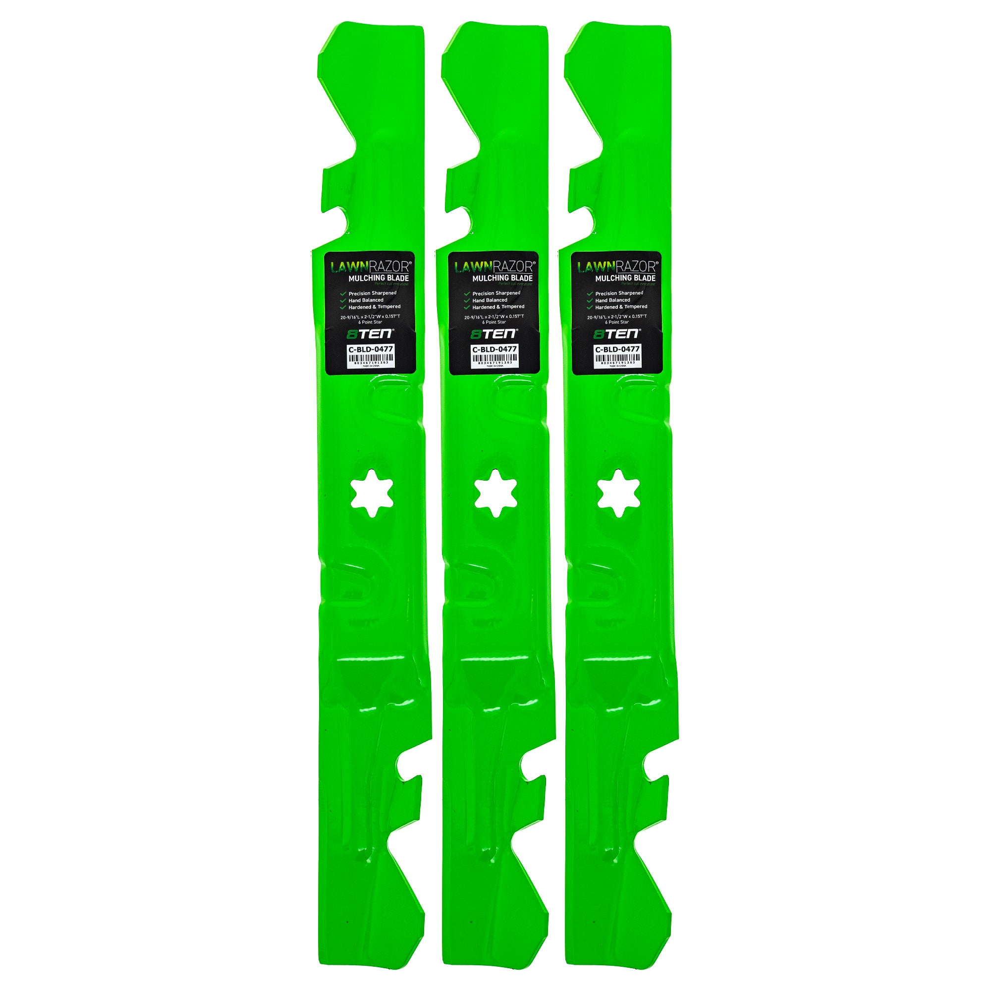 LawnRAZOR Toothed Blade 3-Pack for zOTHER Cadet 8TEN 810-CBL2699D