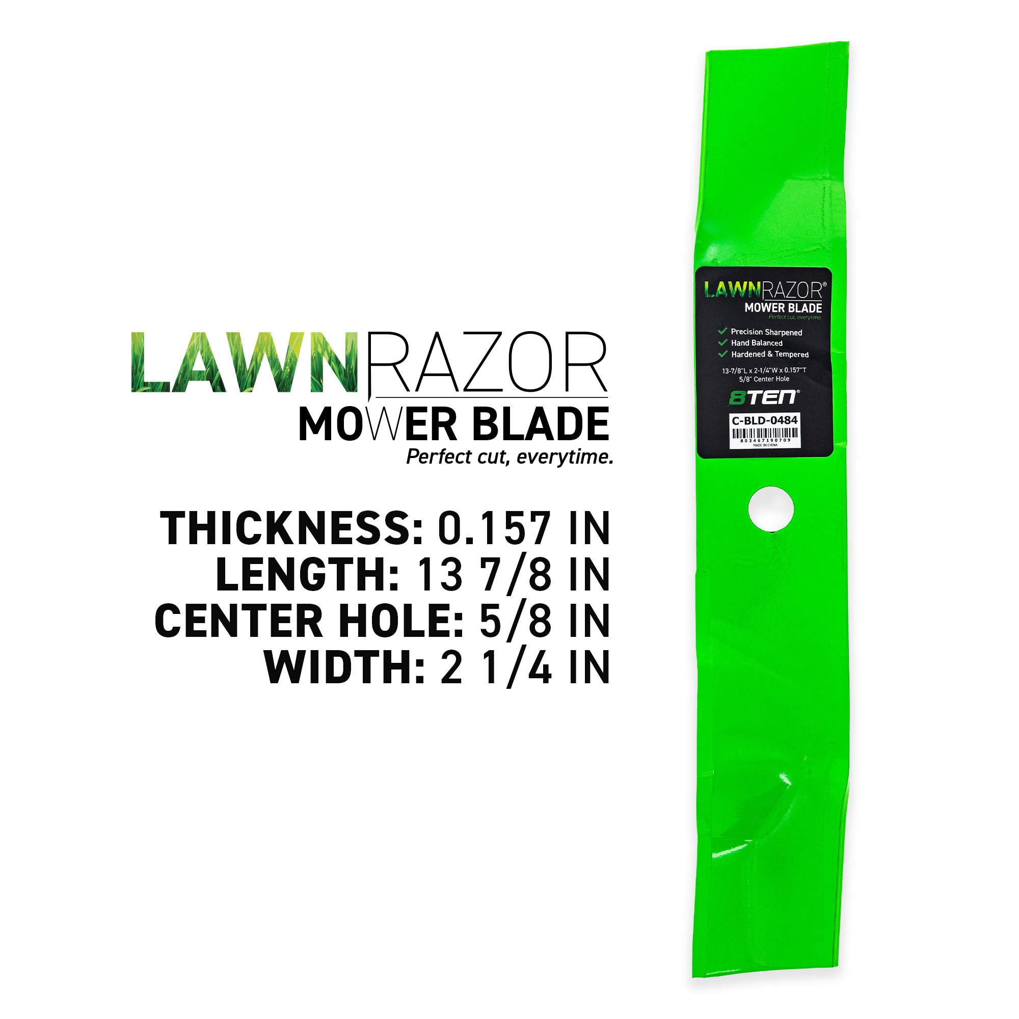 8TEN 810-CBL2606D LawnRAZOR Mulching Blade 3-Pack for Ariens Gravely