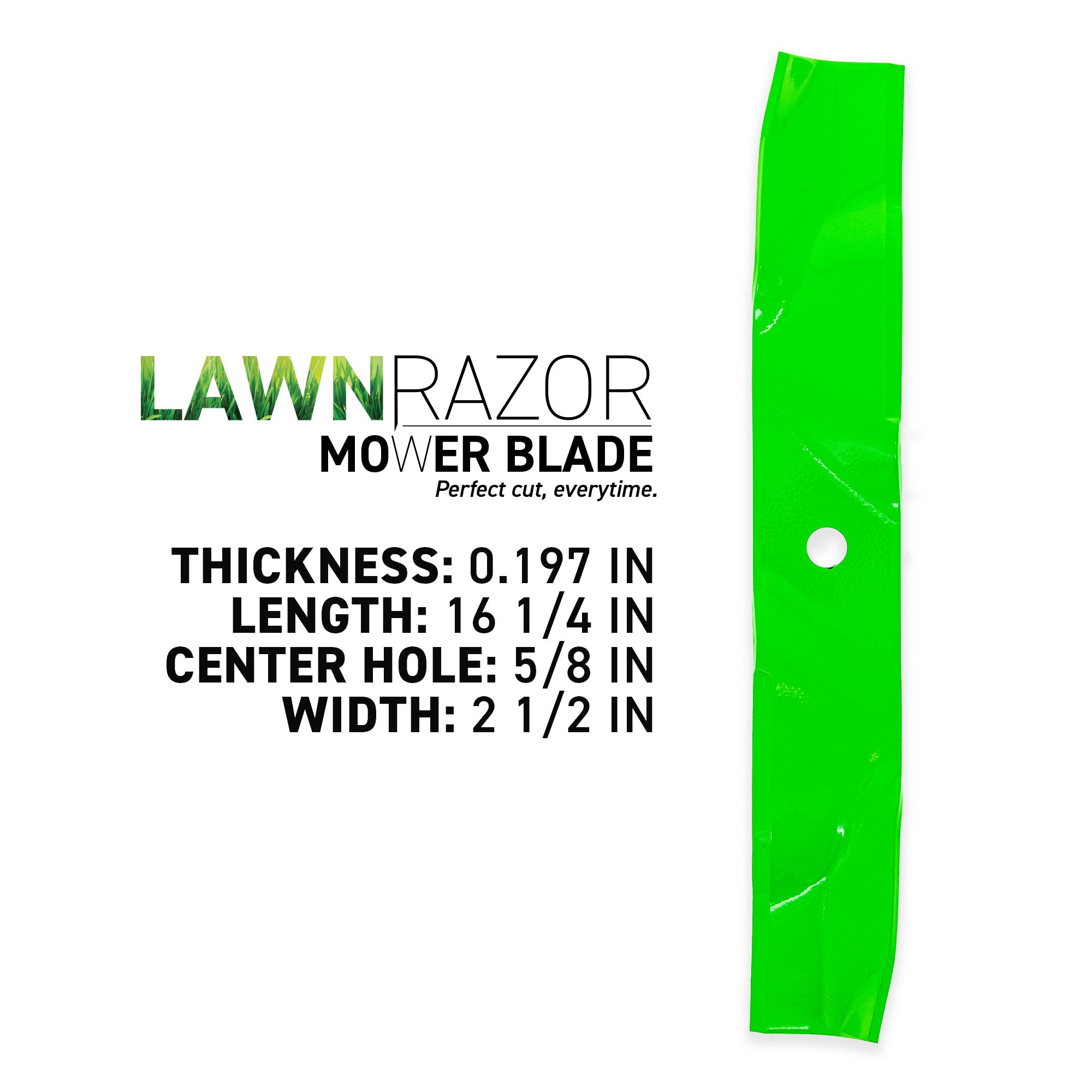 8TEN 810-CBL2607D LawnRAZOR Mulching Blade 3-Pack for zOTHER Toro