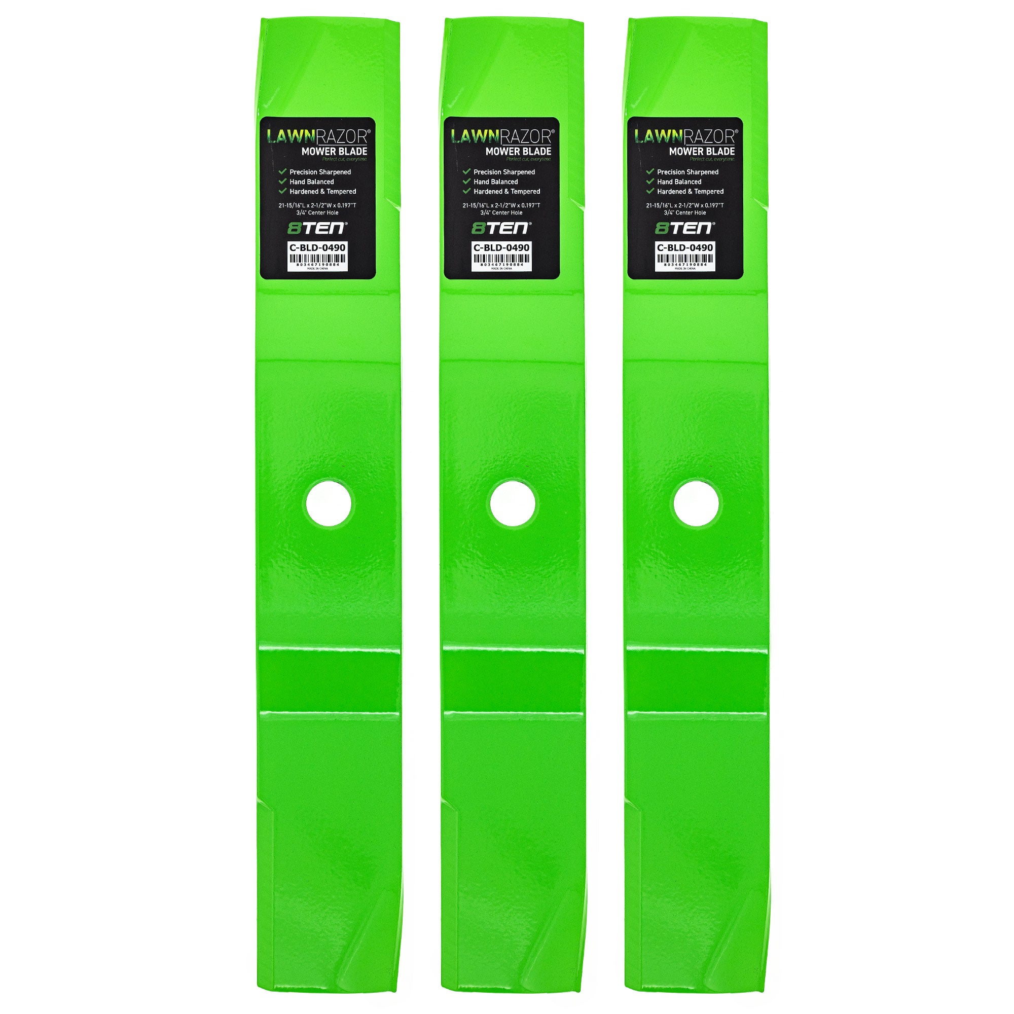 LawnRAZOR Low Lift Blade 3-Pack for zOTHER Oregon Ariens Gravely ZT Sport Pro-Turn 8TEN 810-CBL2612D