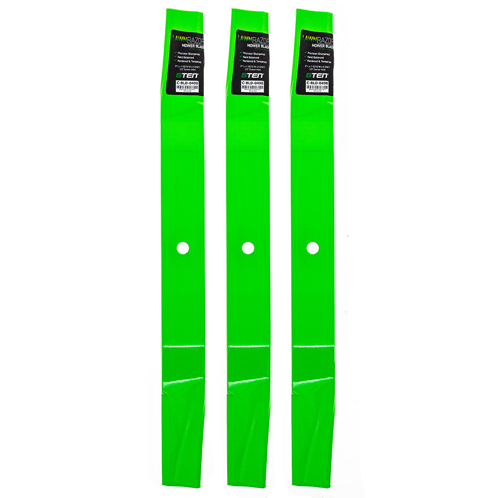 LawnRAZOR High Lift Blade 3-Pack for zOTHER Oregon MTD Cub Cadet Troy-Bilt Cadet 8TEN 810-CBL2610D
