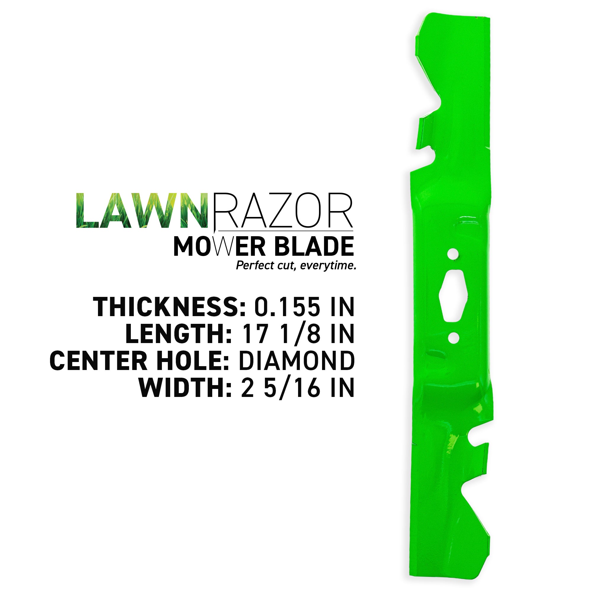 8TEN 810-CBL2721D LawnRAZOR Toothed Blade 3-Pack for zOTHER Z5650