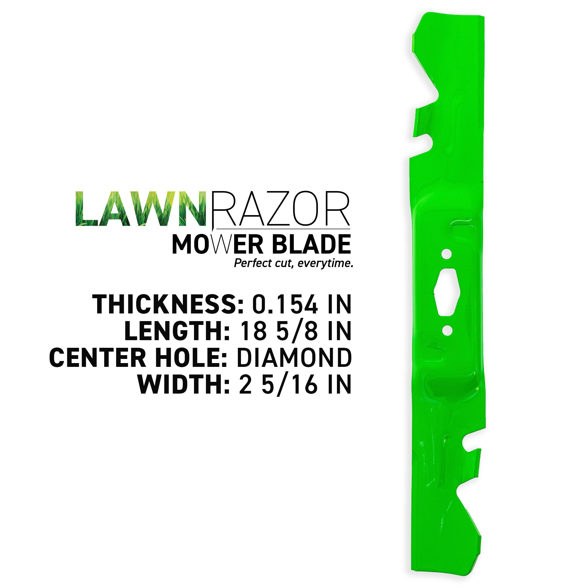 8TEN 810-CBL2722D LawnRAZOR Toothed Blade 3-Pack for zOTHER ZT1-54