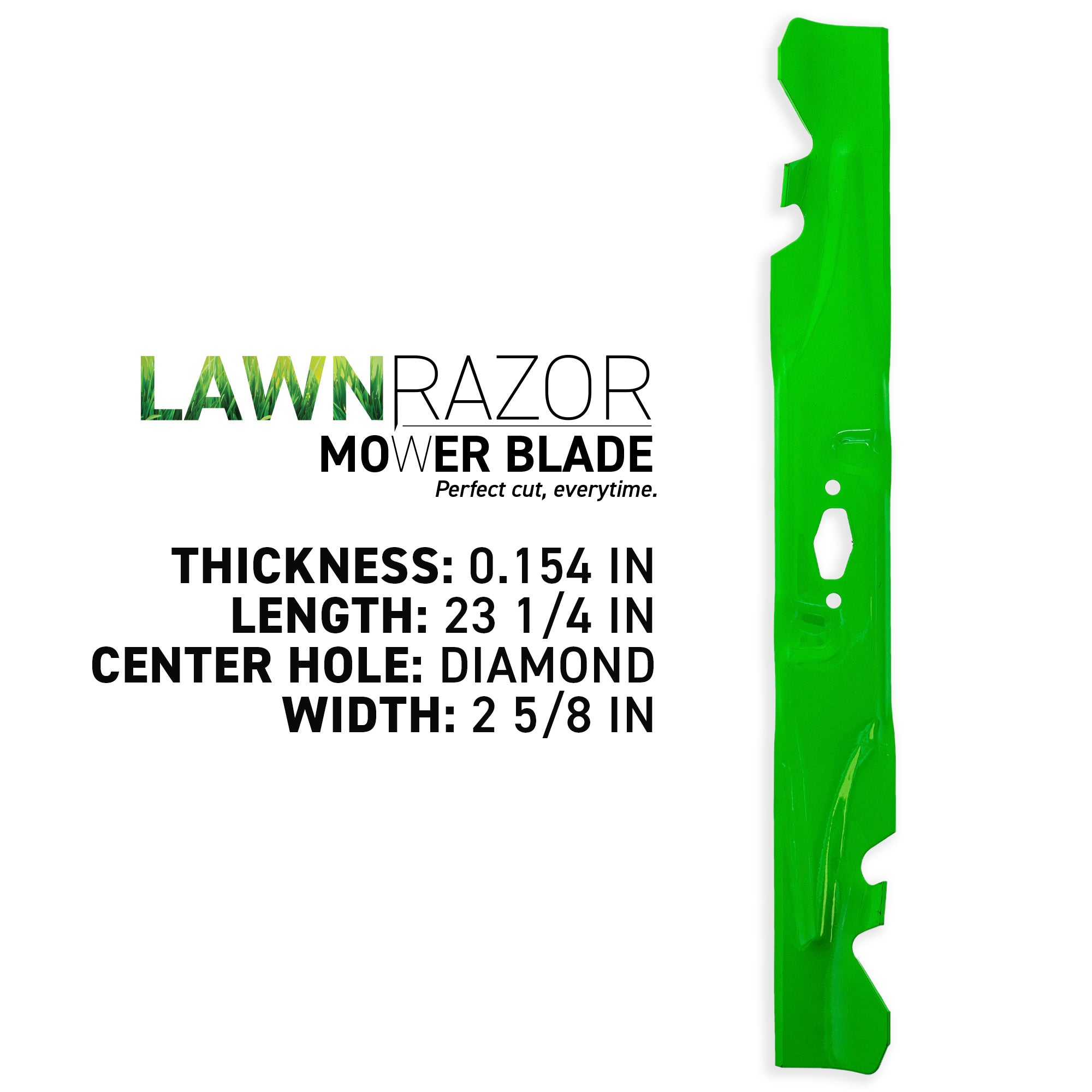 8TEN 810-CBL2724D LawnRAZOR Toothed Blade 2-Pack for zOTHER Z5450