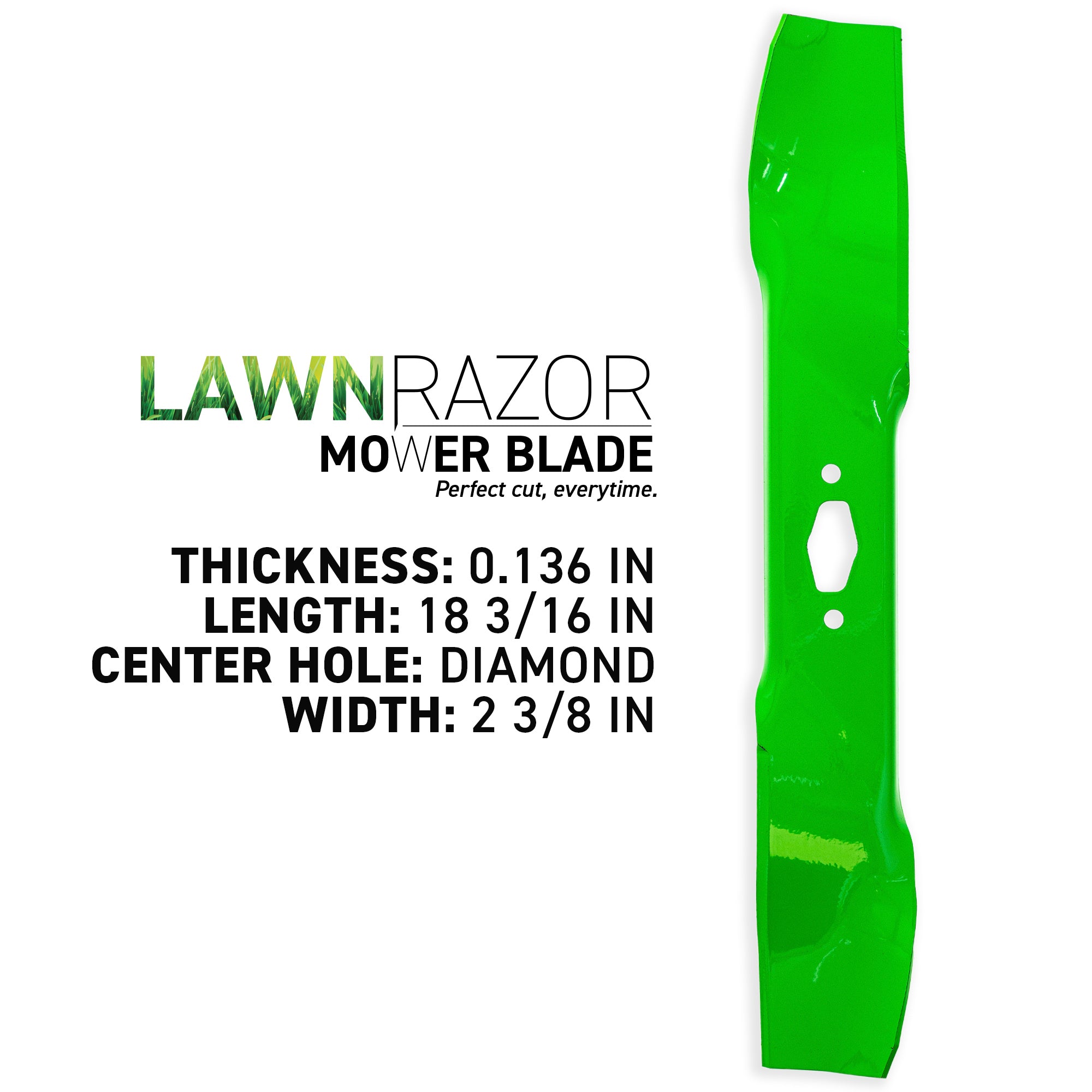 8TEN 810-CBL2726D LawnRAZOR Mulching Blade 2-Pack for zOTHER MTD Cub