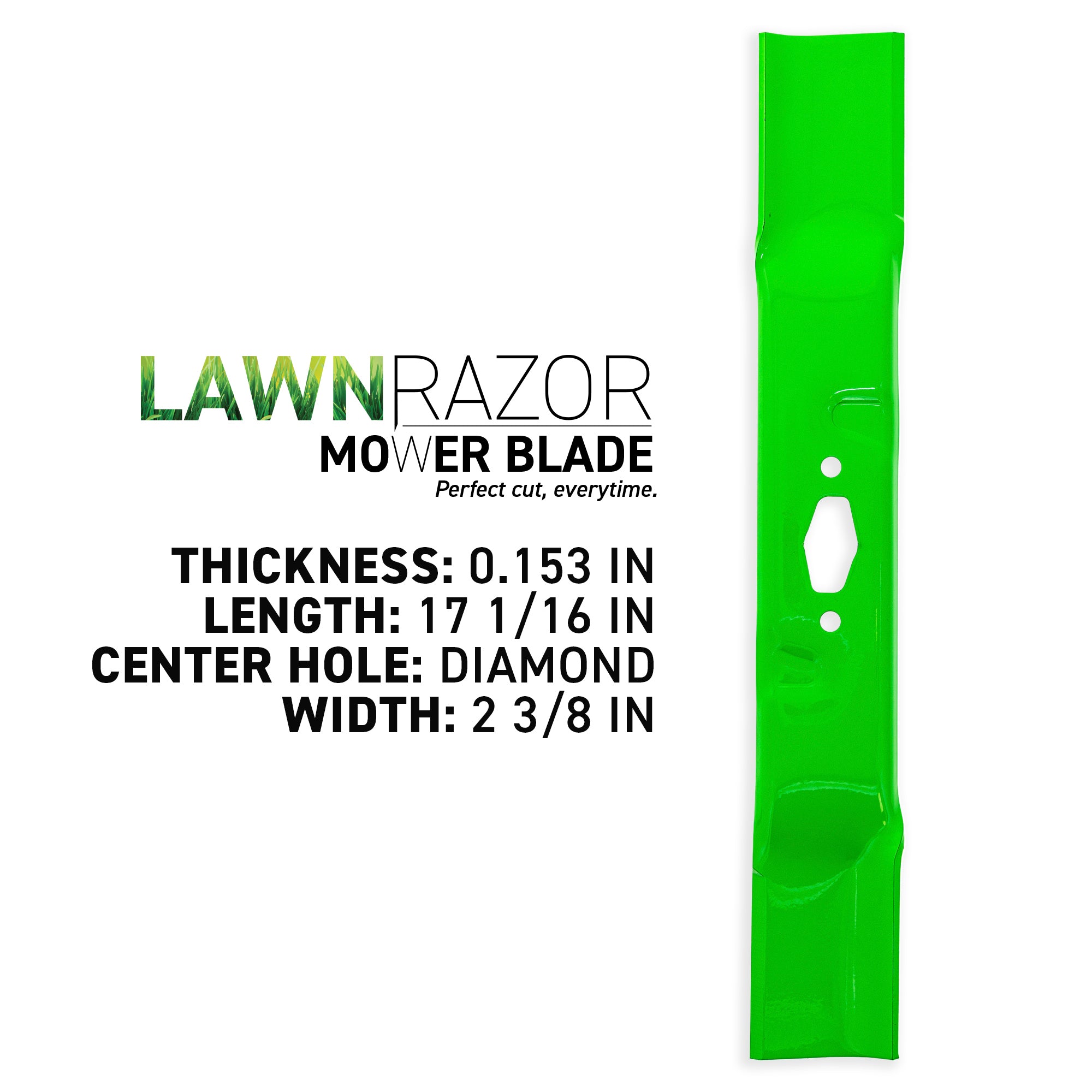 8TEN 810-CBL2734D LawnRAZOR Low Lift Blade 3-Pack for zOTHER Z5650