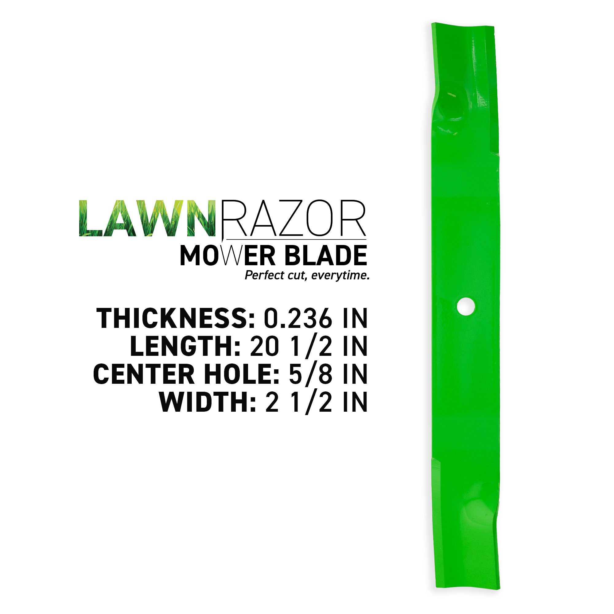 8TEN 810-CBL2746D LawnRAZOR High Lift Blade 3-Pack for Zoom Pro-Walk