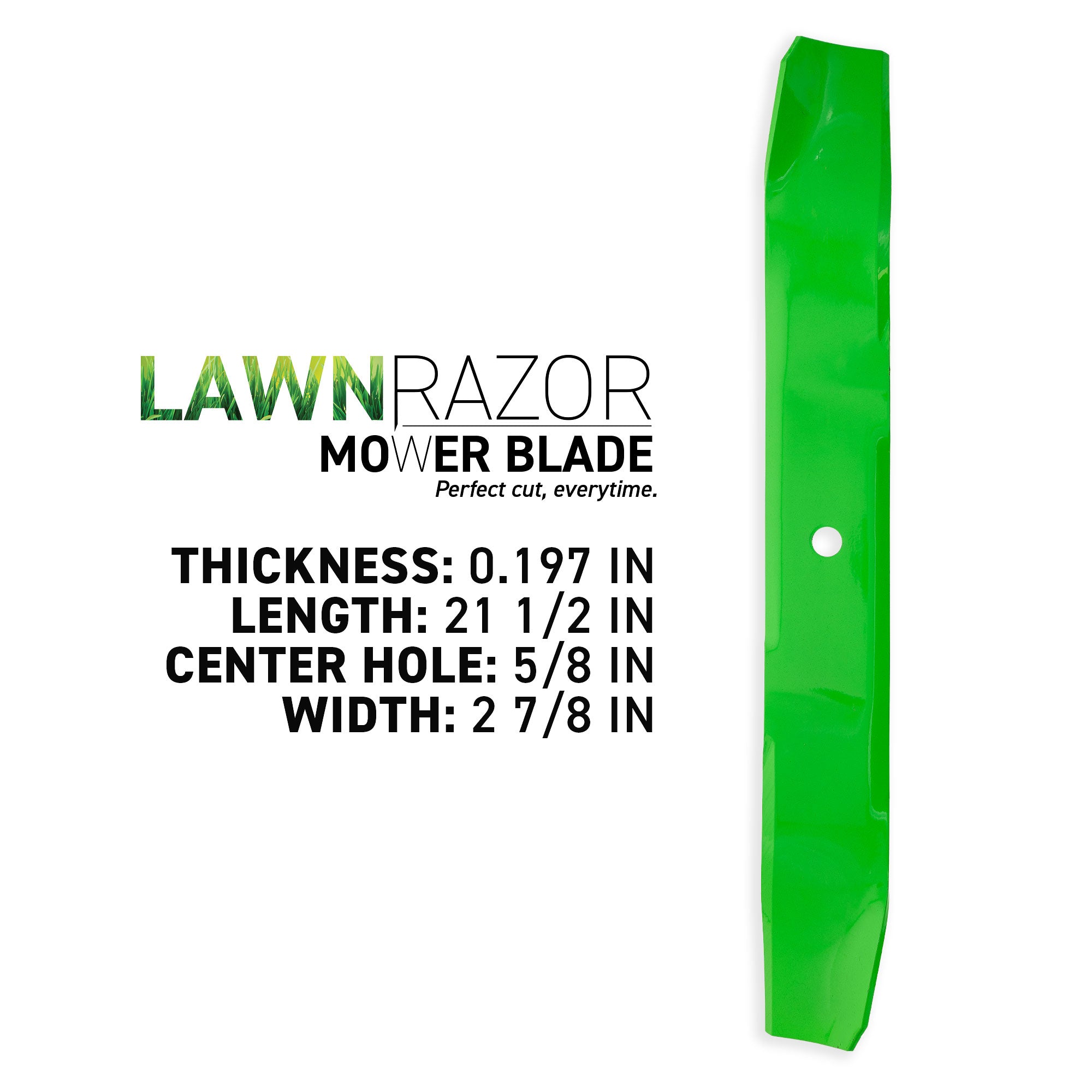 8TEN 810-CBL2746D LawnRAZOR High Lift Blade 3-Pack for Zoom Pro-Walk