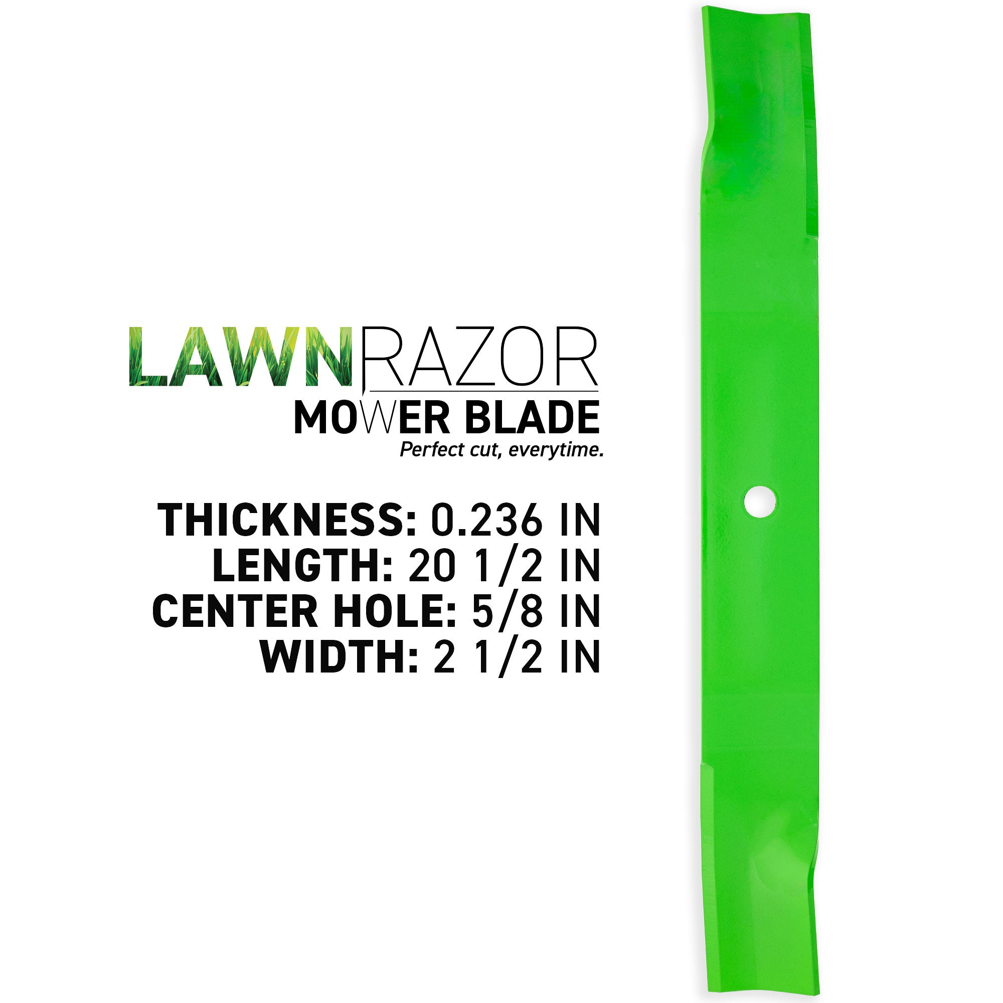 8TEN 810-CBL2749D LawnRAZOR High Lift Blade 3-Pack for
