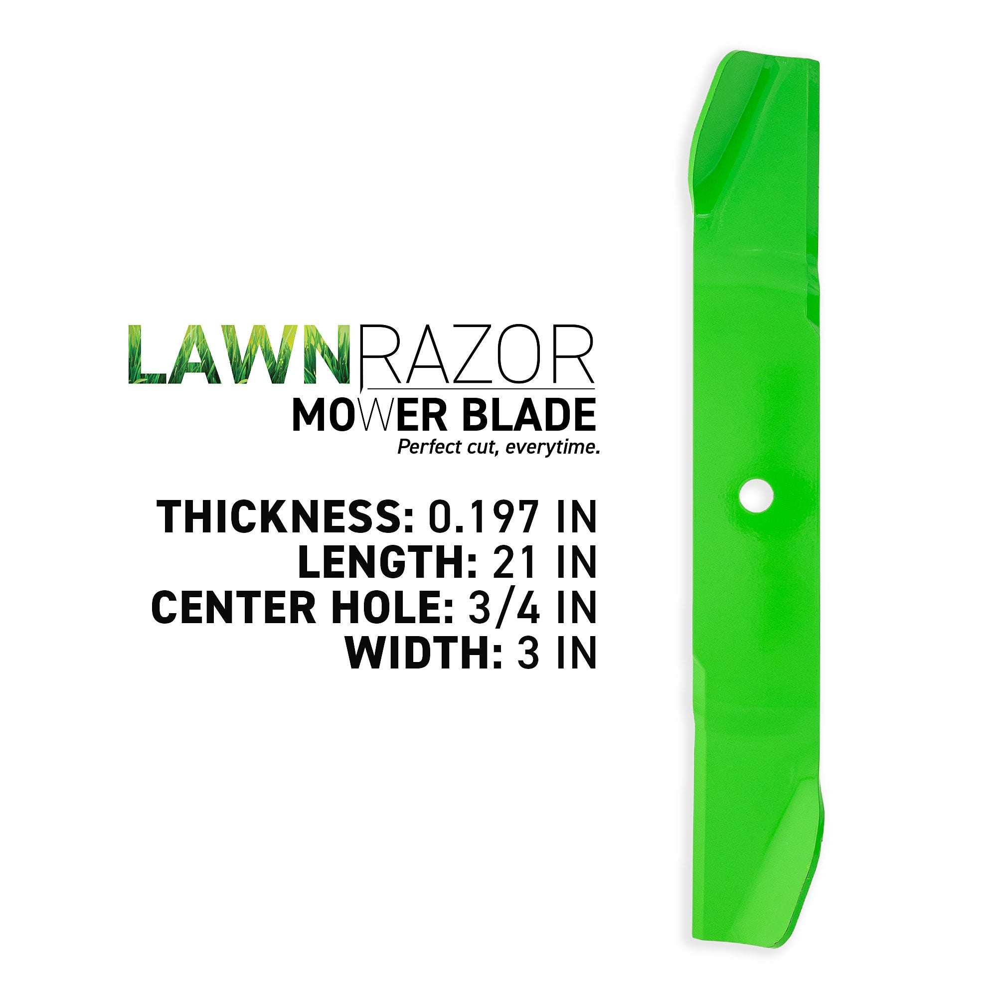 8TEN 810-CBL2754D LawnRAZOR Mulching Blade 3-Pack for Z260 Z160