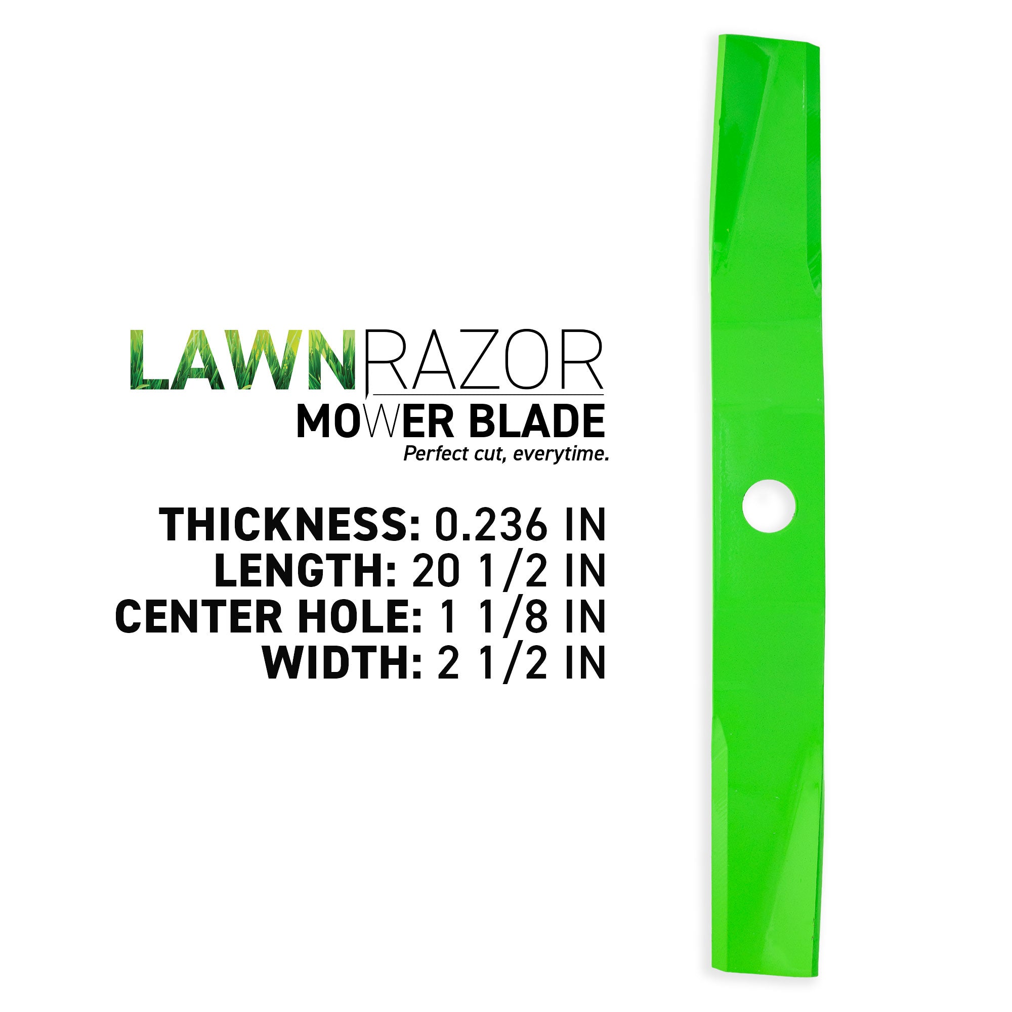 8TEN 810-CBL2758D LawnRAZOR Low Lift Blade 3-Pack for