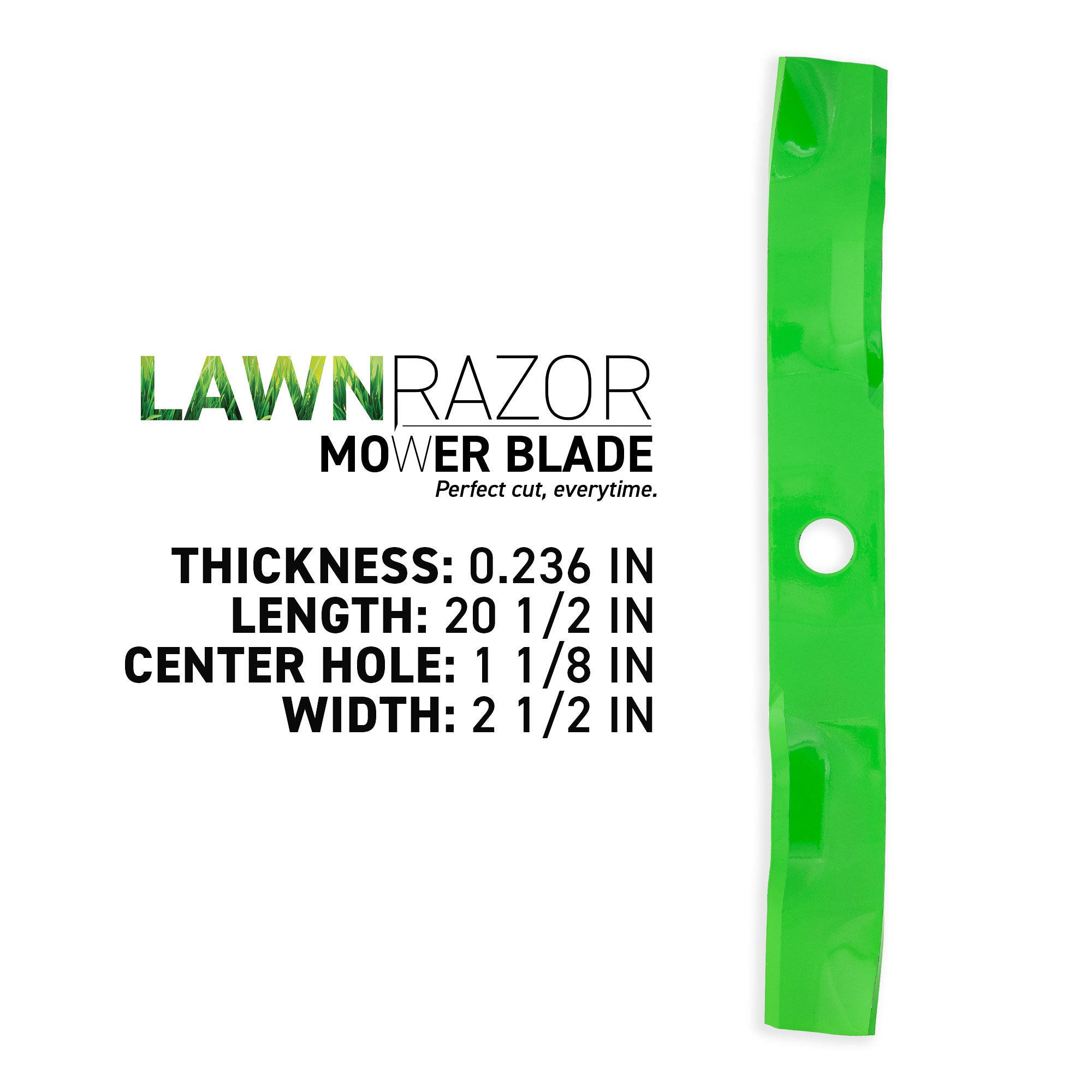 8TEN 810-CBL2765D LawnRAZOR Mulching Blade 3-Pack for