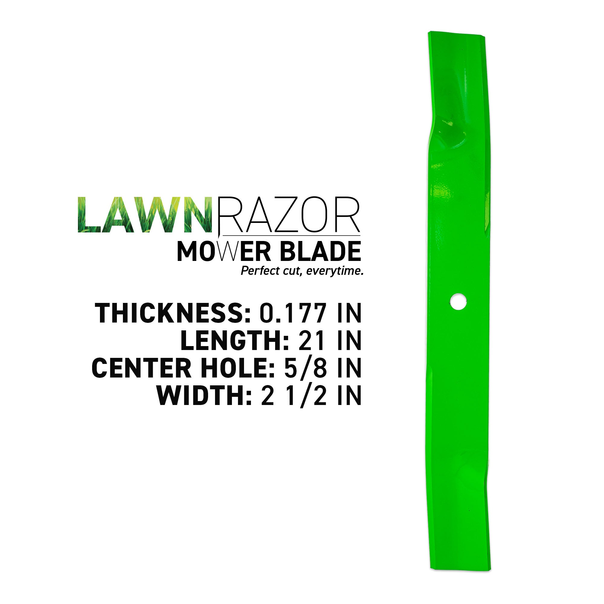 8TEN LawnRAZOR High Lift Blade 3-Pack 5104045YP