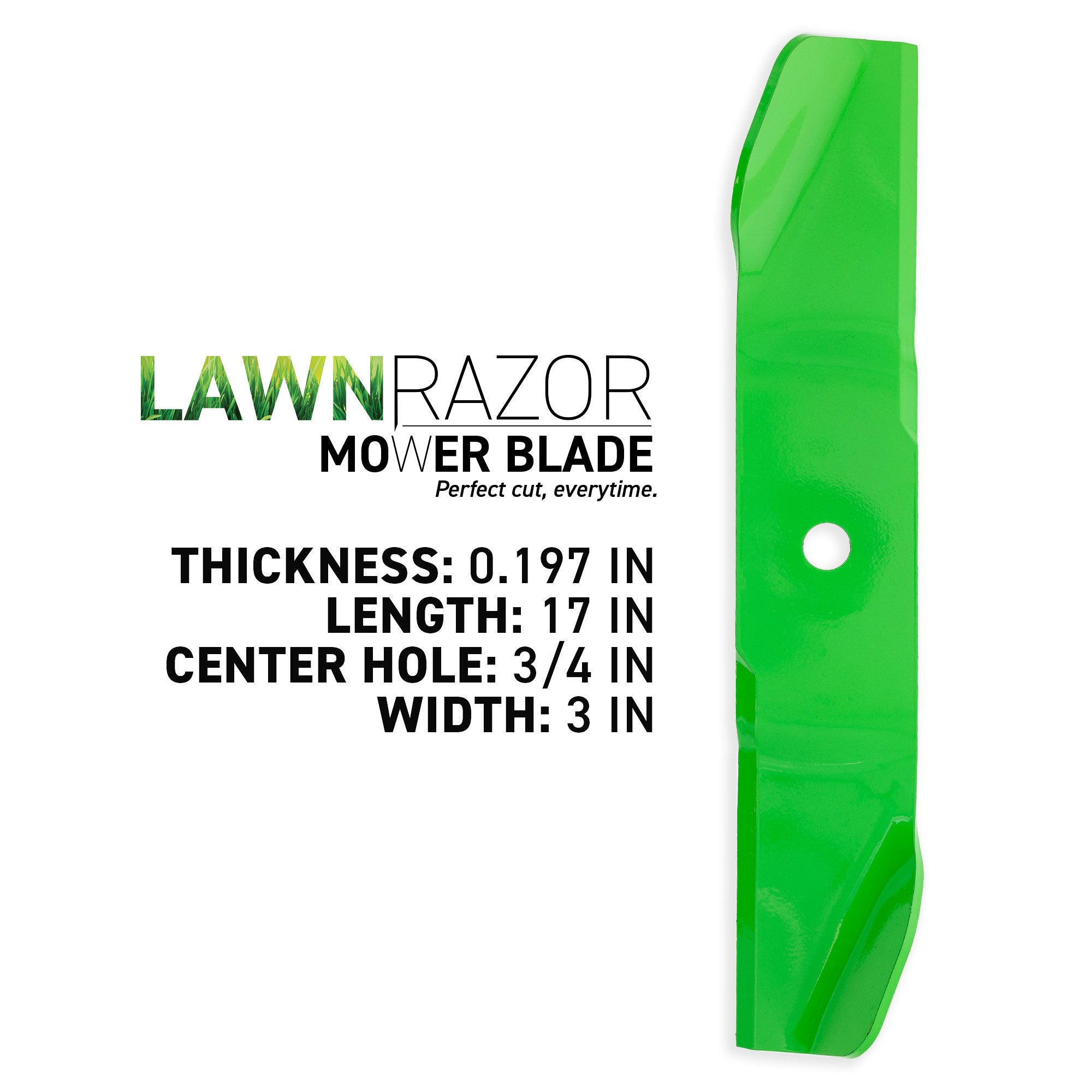 8TEN 810-CBL2761D LawnRAZOR Mulching Blade 3-Pack for Z148 X548