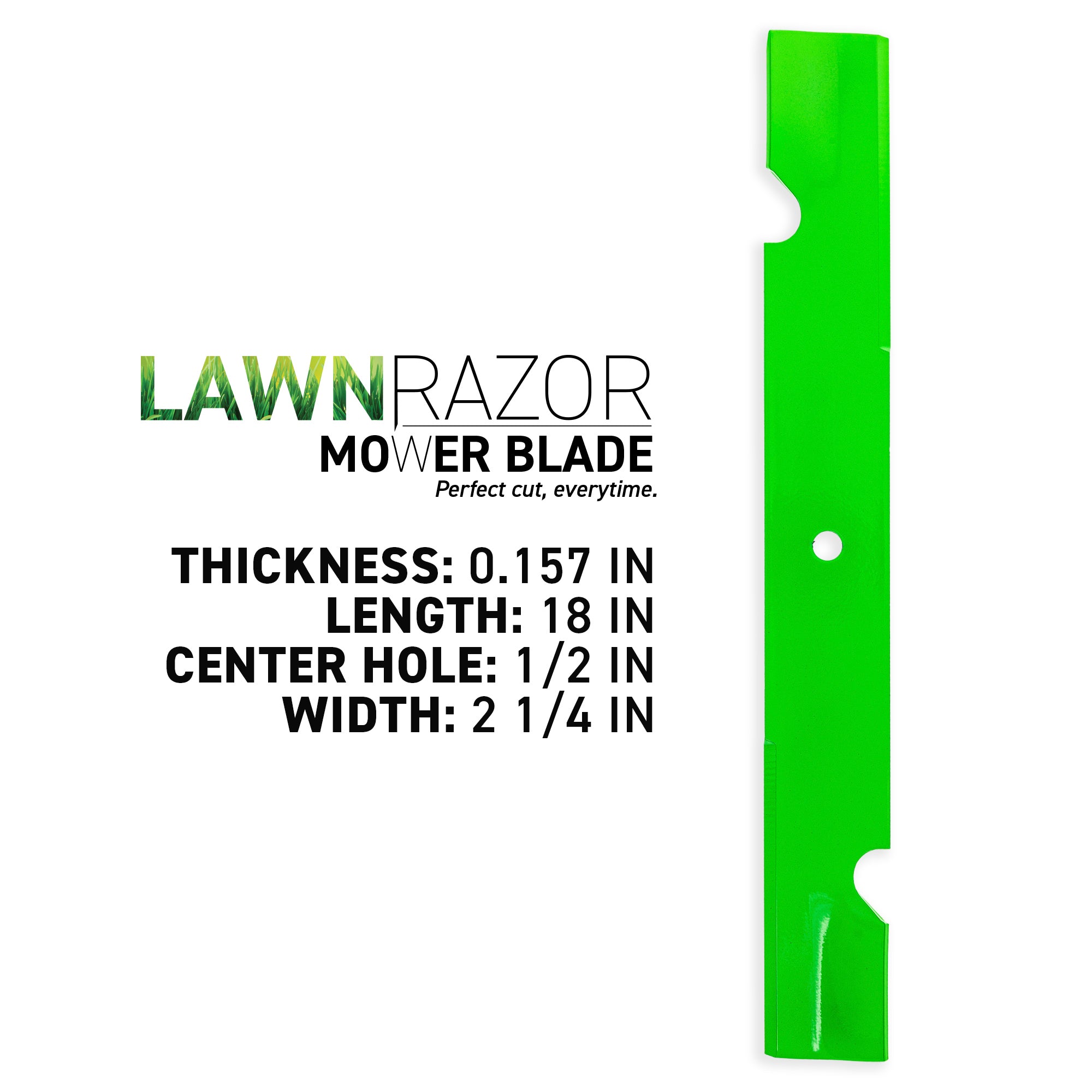 8TEN 810-CBL2773D LawnRAZOR Low Lift Blade 3-Pack for Navigator