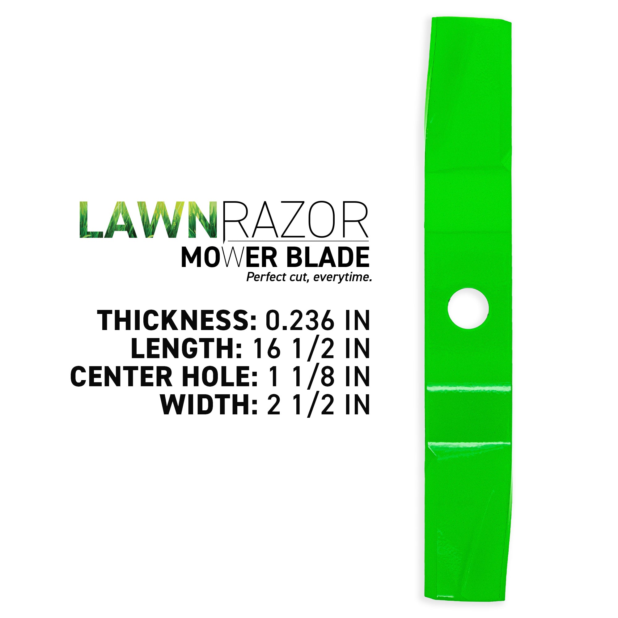 8TEN 810-CBL2771D LawnRAZOR Medium Lift Blade 3-Pack for