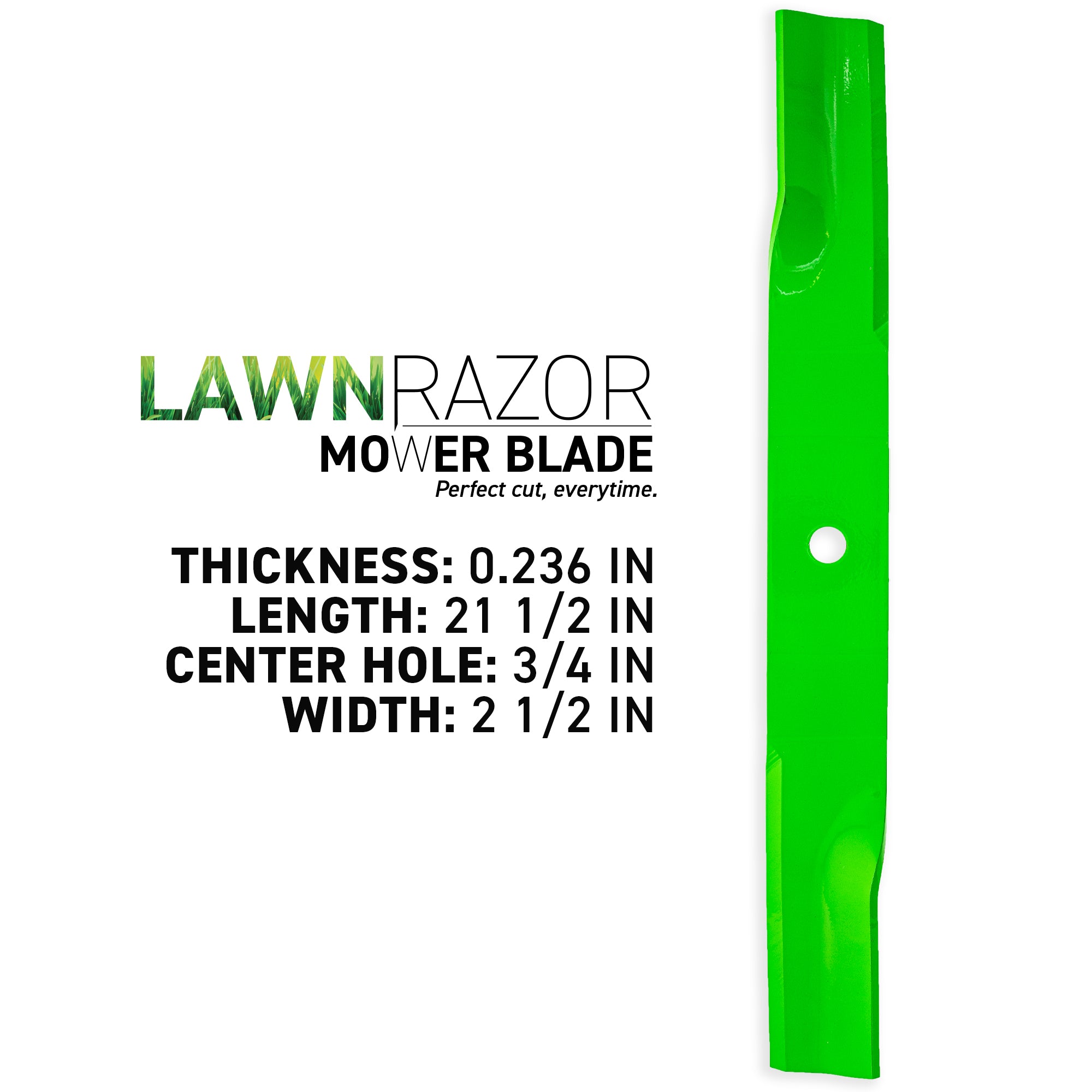 8TEN 810-CBL2780D LawnRAZOR High Lift Blade 2-Pack for