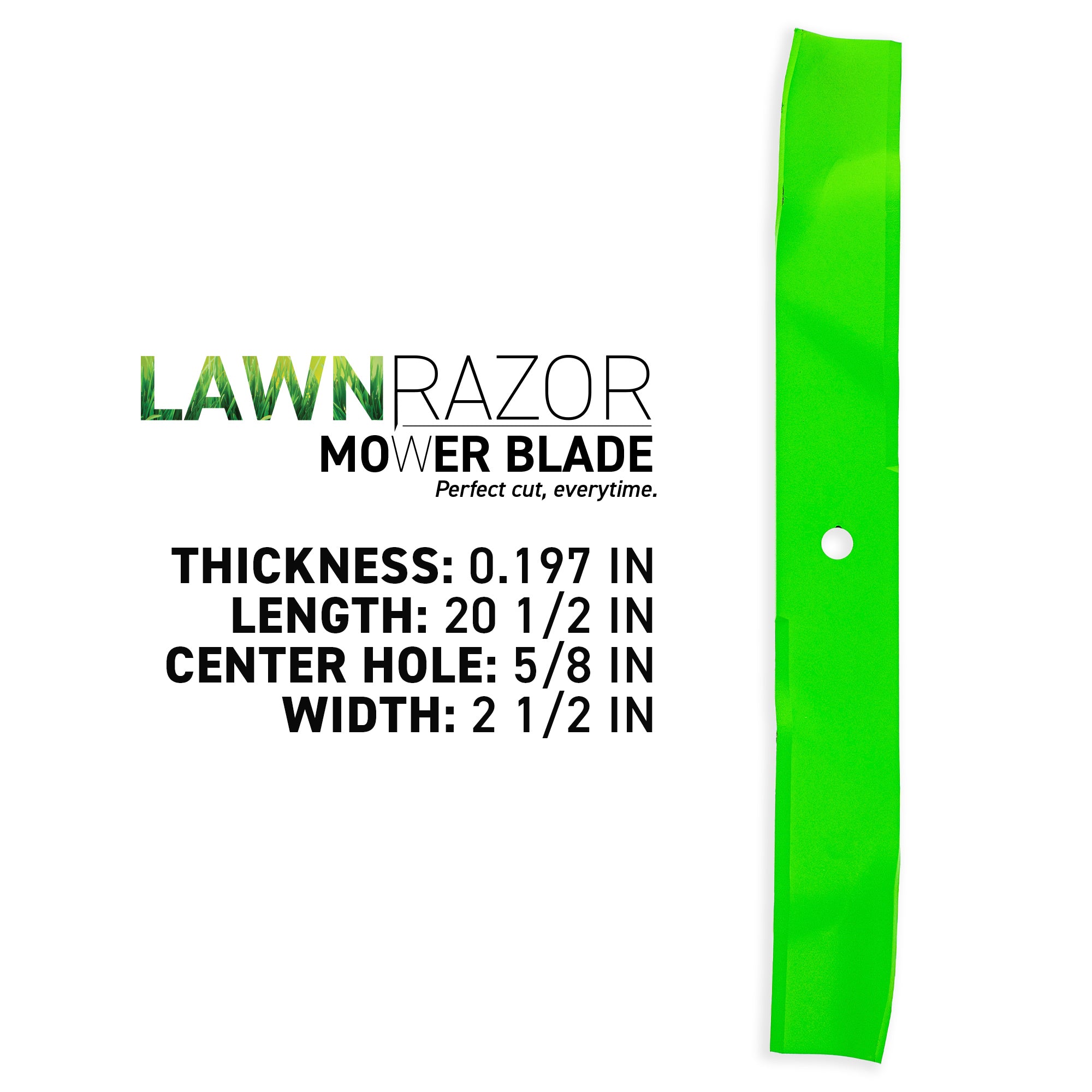 8TEN 810-CBL2718D LawnRAZOR Mulching Blade 3-Pack for