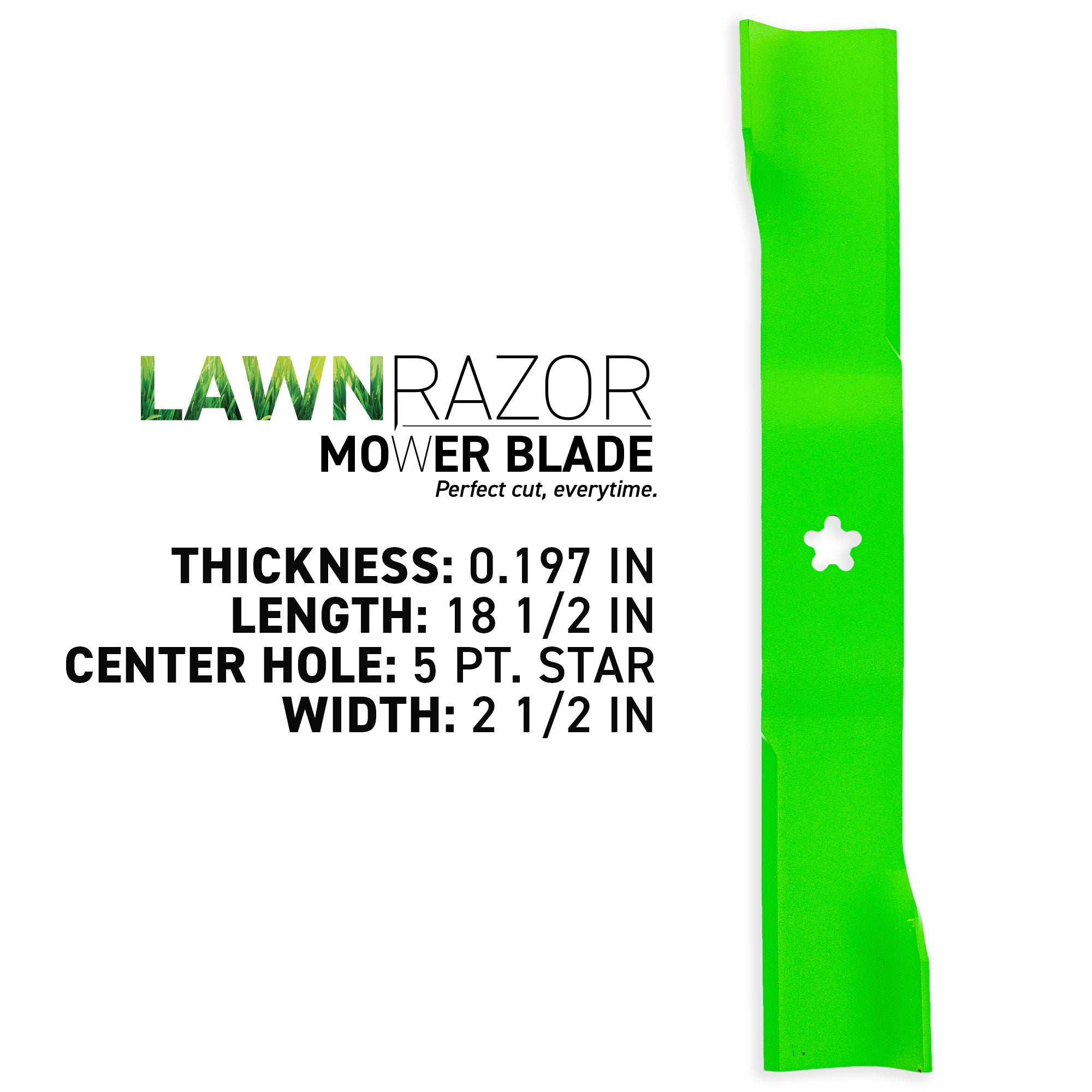 8TEN 810-CBL2719D Blade 3-Pack for Z454 RZT54X RZT54x MZ54