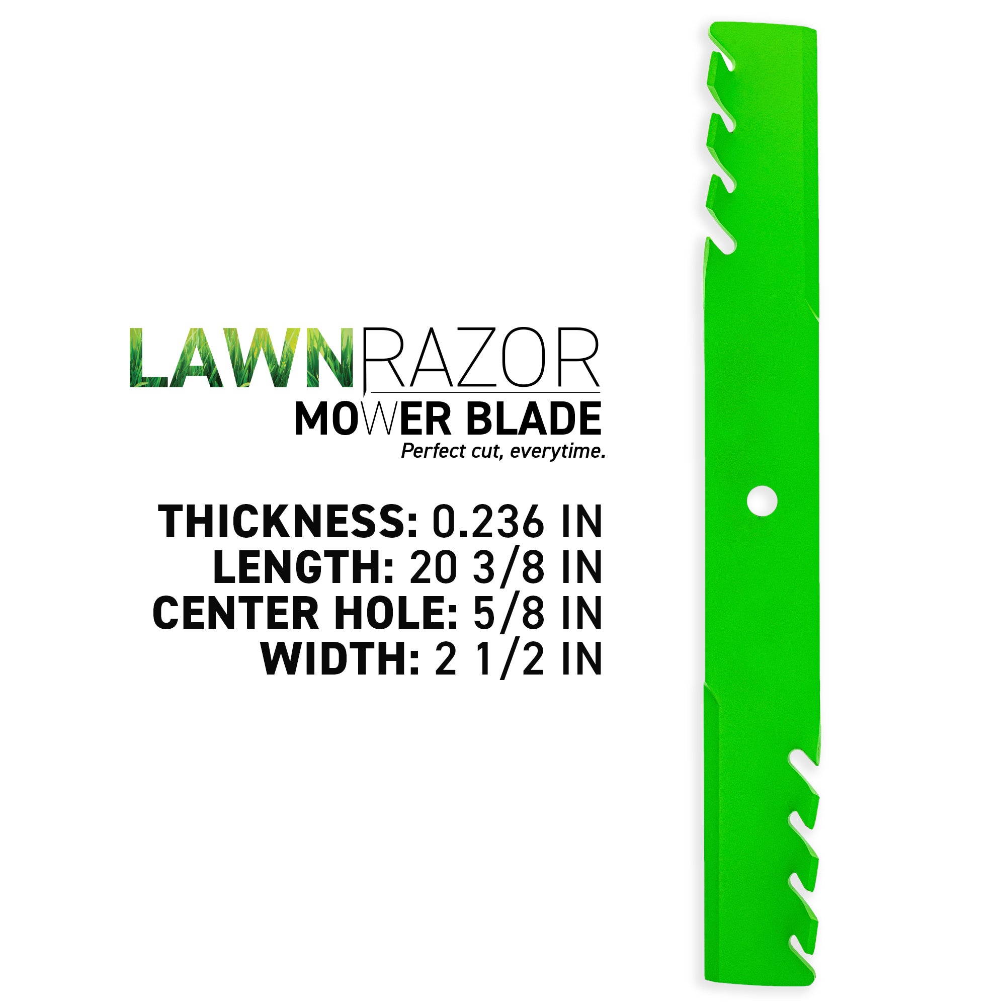 8TEN 810-CBL2824D LawnRAZOR Mulching Blade 3-Pack for