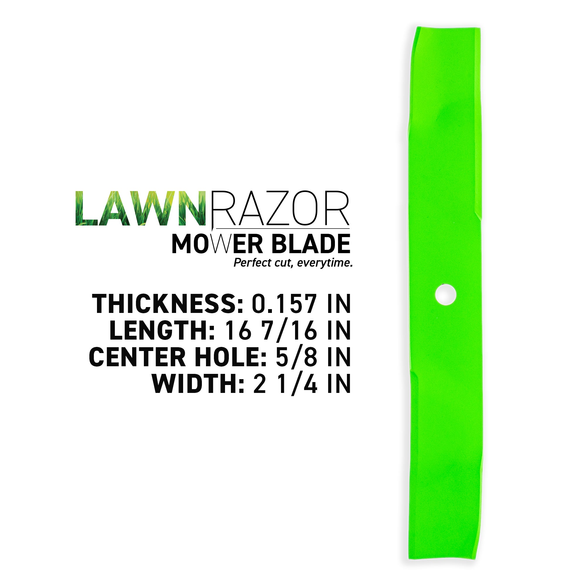 8TEN 810-CBL2837D LawnRAZOR Mulching Blade 3-Pack for ZTX ZT Ikon