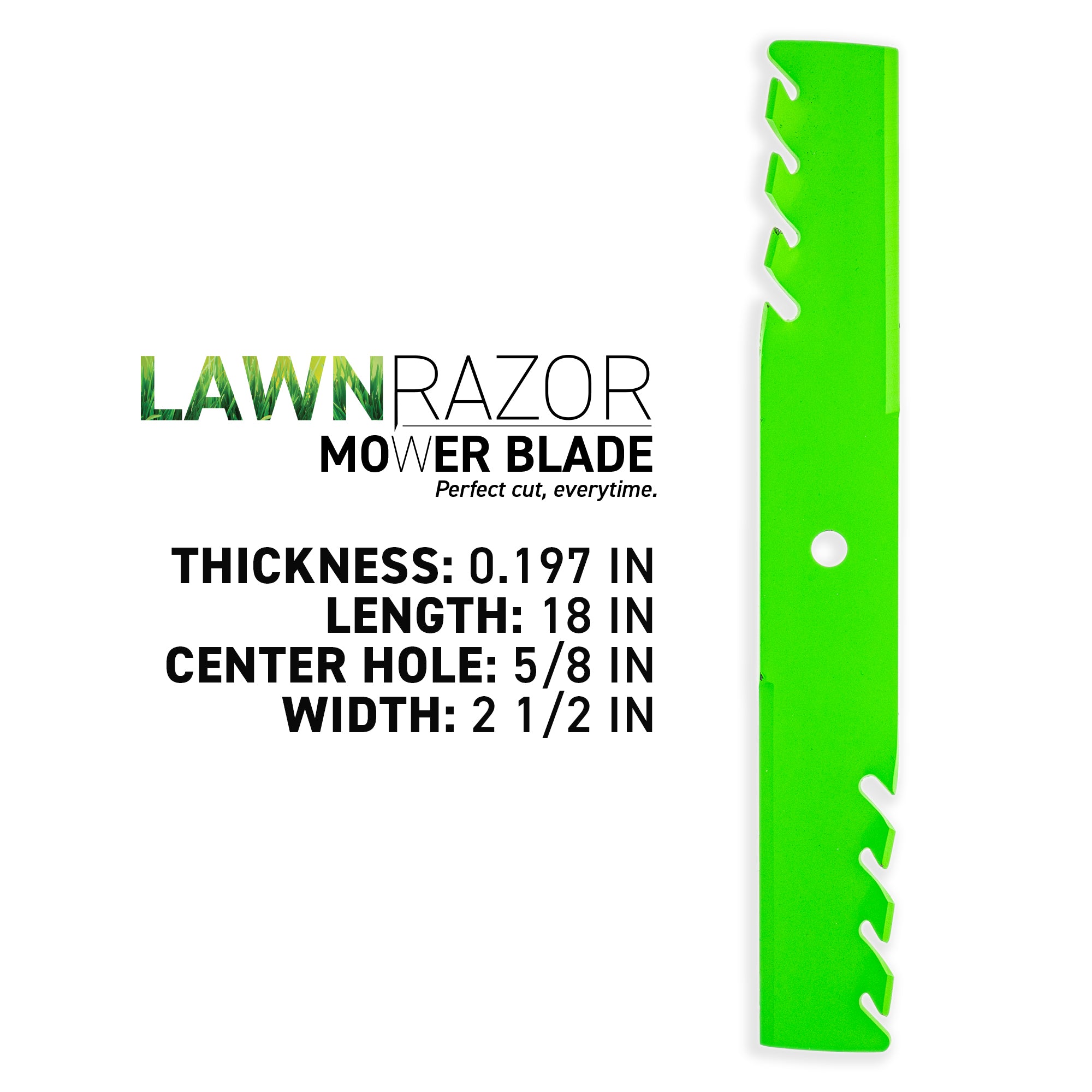 8TEN 810-CBL2844D Blade 3-Pack for ZT Pro-Walk Pro-Turn Pro-Stance