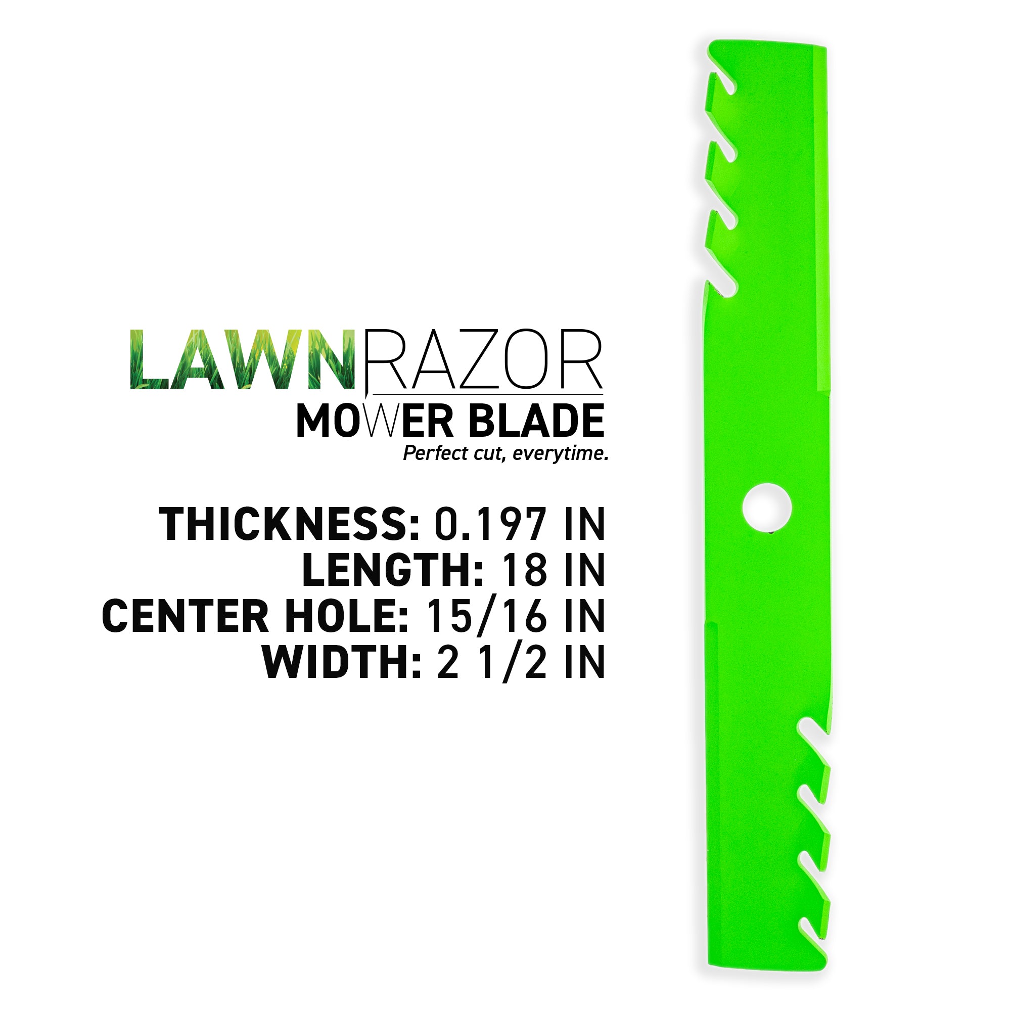 8TEN 810-CBL2846D Blade 3-Pack for Vantage Turf Staris Metro