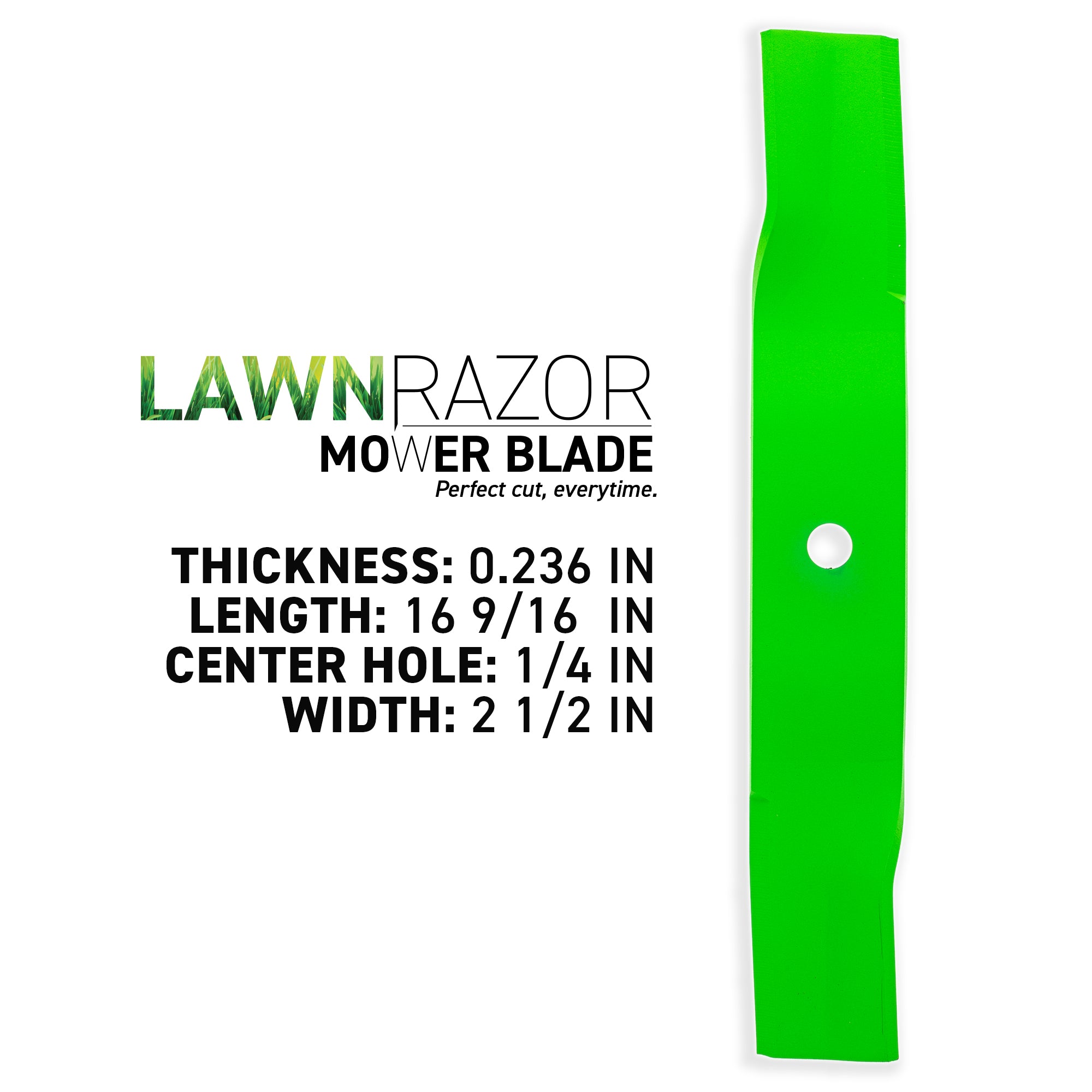 8TEN 810-CBL2867D LawnRAZOR Medium Lift Blade 1-Pack for