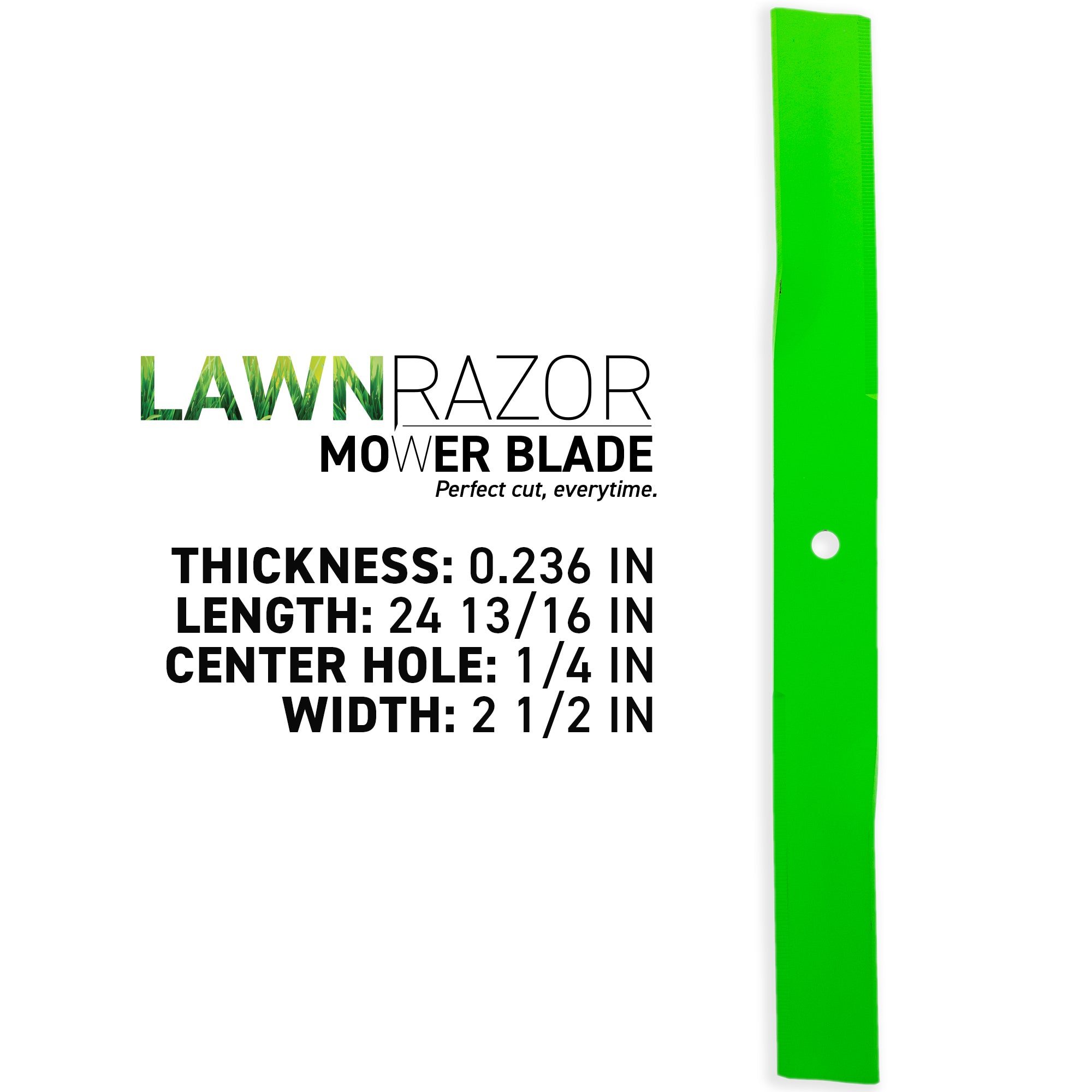 8TEN 810-CBL2872D LawnRAZOR Low Lift Blade 3-Pack for