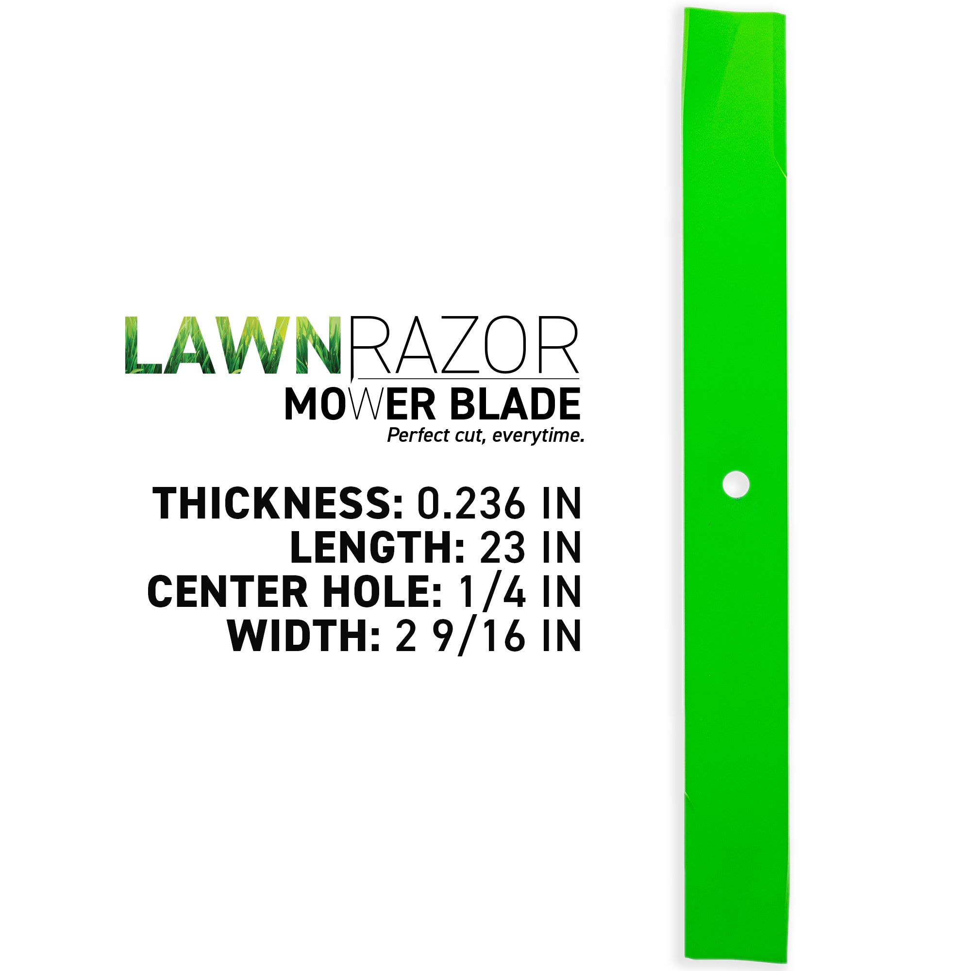 8TEN 810-CBL2874D LawnRAZOR Medium Lift Blade 3-Pack for