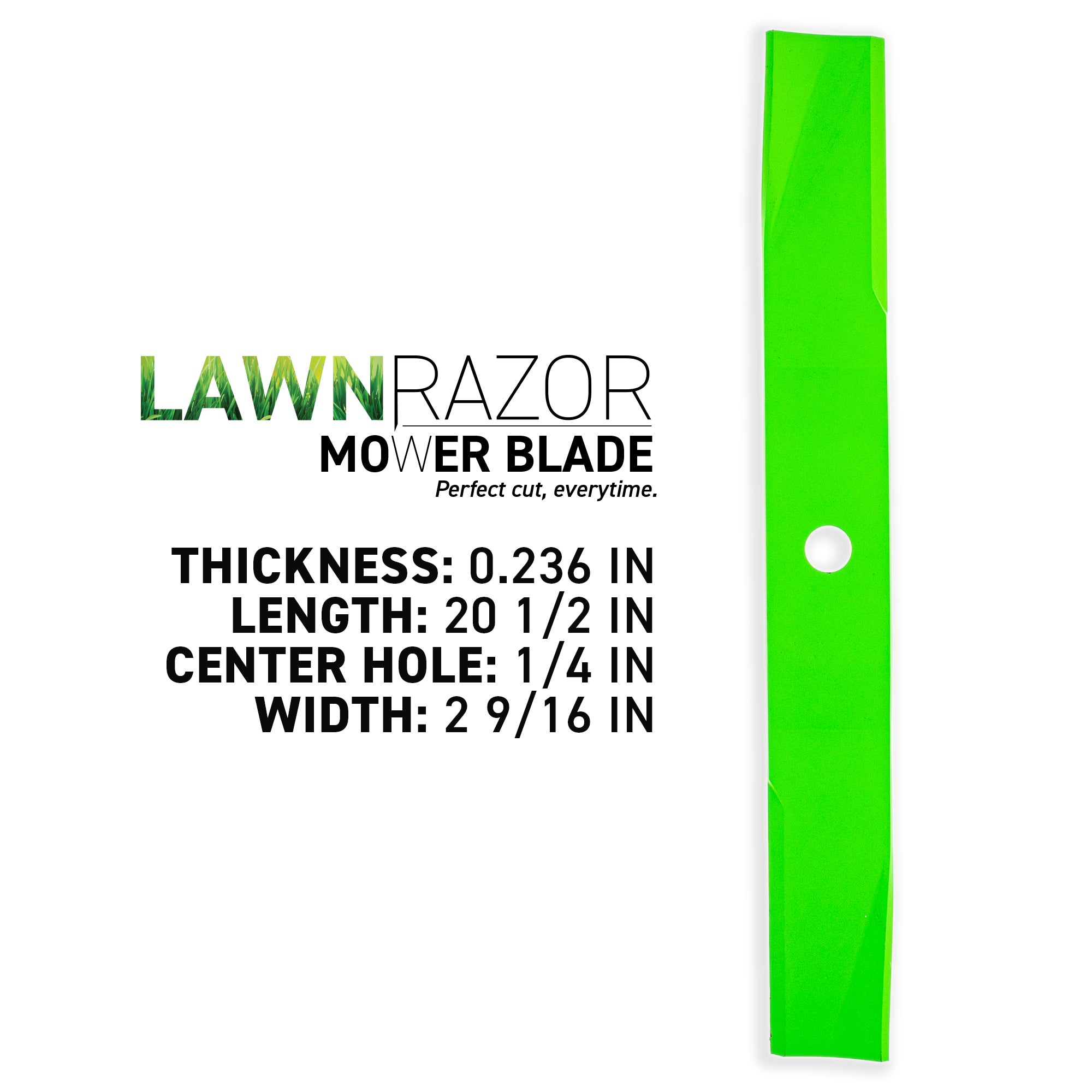 8TEN 810-CBL2876D LawnRAZOR Medium Lift Blade 3-Pack for