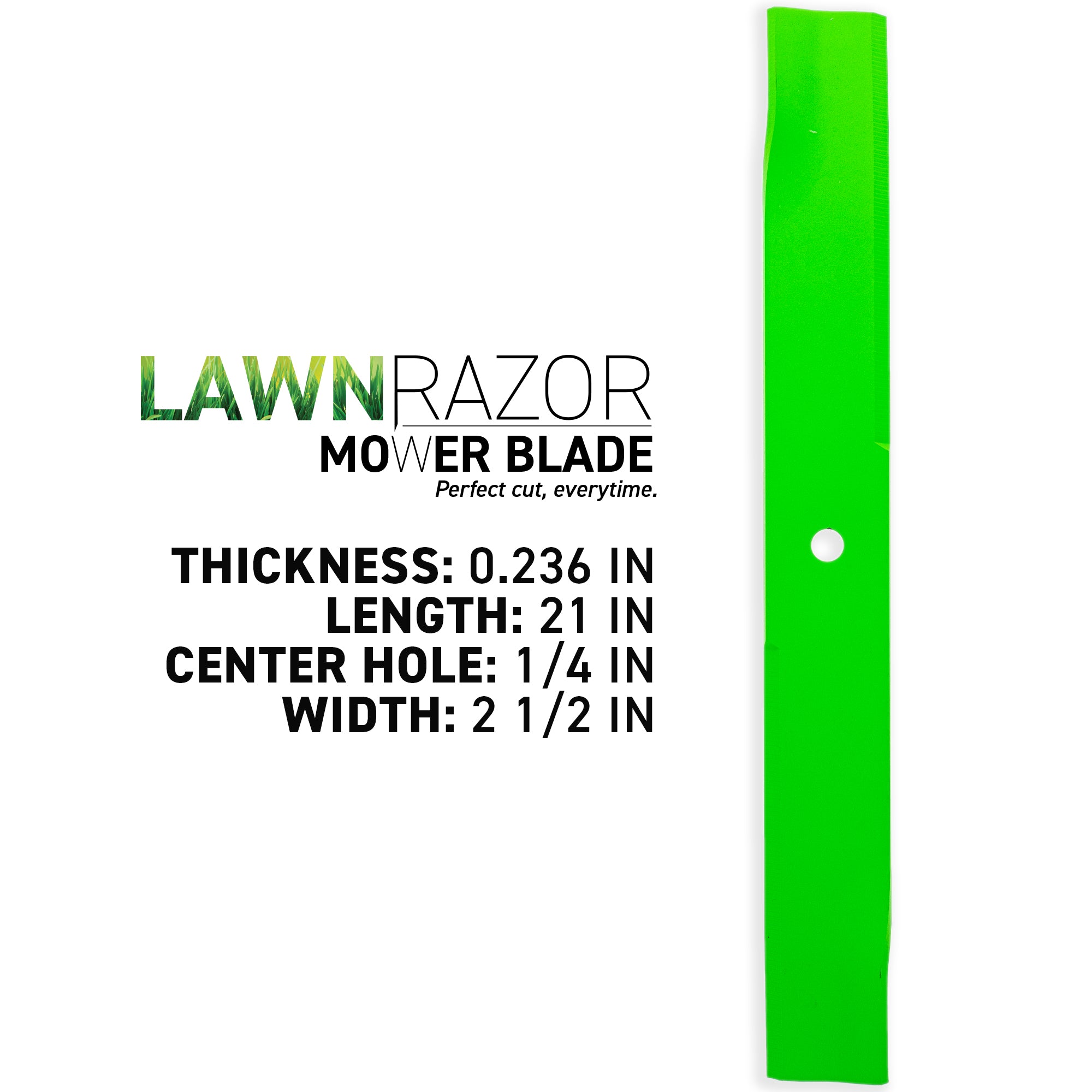 8TEN 810-CBL2877D LawnRAZOR Medium Lift Blade 3-Pack for