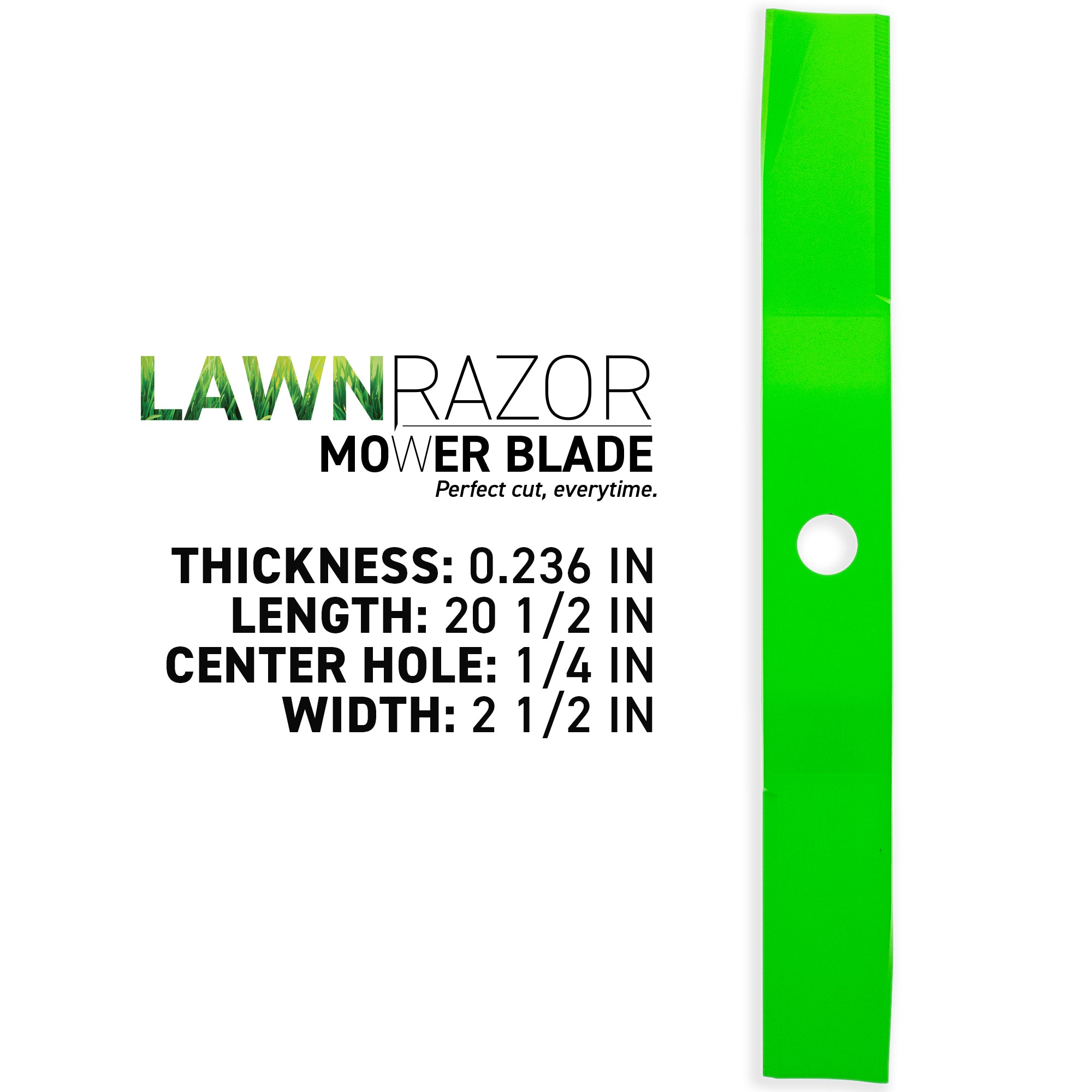 8TEN 810-CBL2878D LawnRAZOR Low Lift Blade 3-Pack for