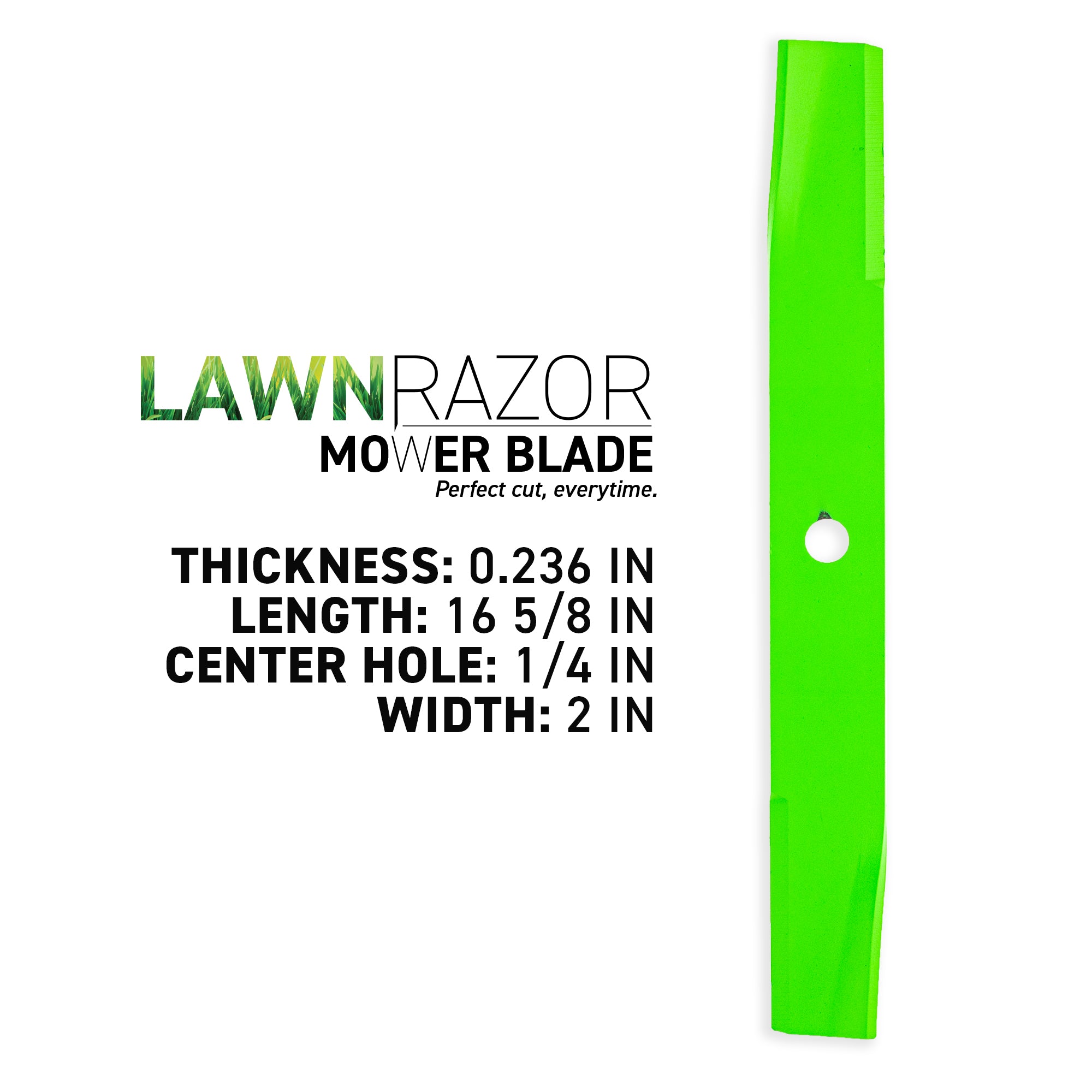 8TEN 810-CBL2882D LawnRAZOR Medium Lift Blade 3-Pack for