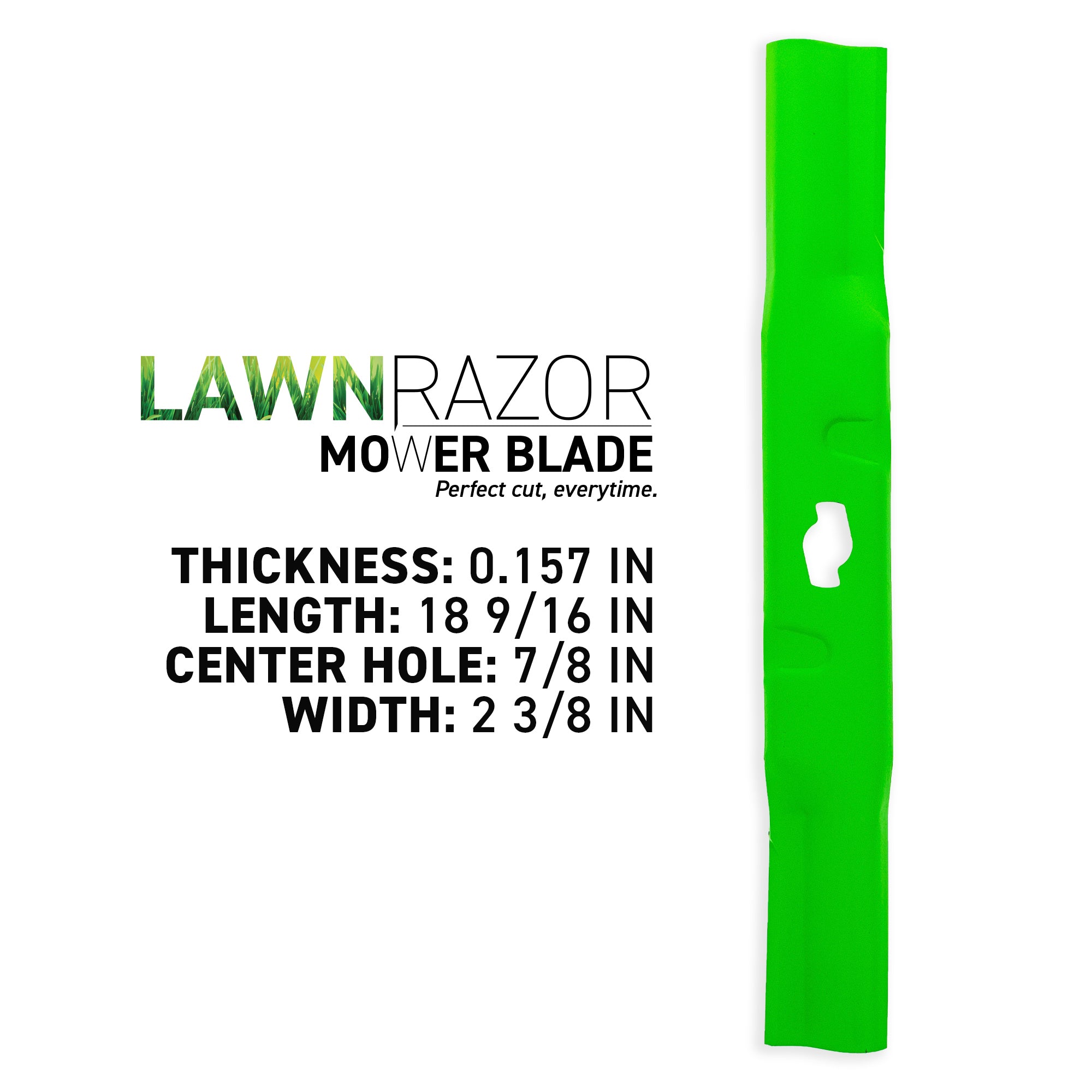 8TEN 810-CBL2890D LawnRAZOR Low-Lift Blade 3-Pack for ZT1-54 Z5800