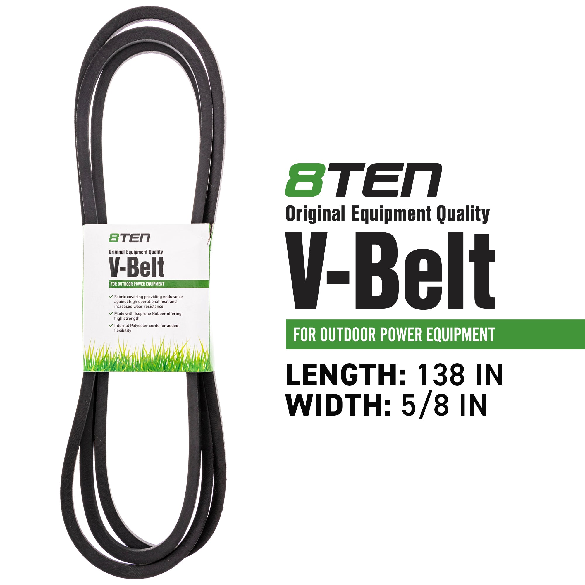 8TEN 810-CBL2224T Deck Belt for Toro Exmark Stens Oregon MTD Cub
