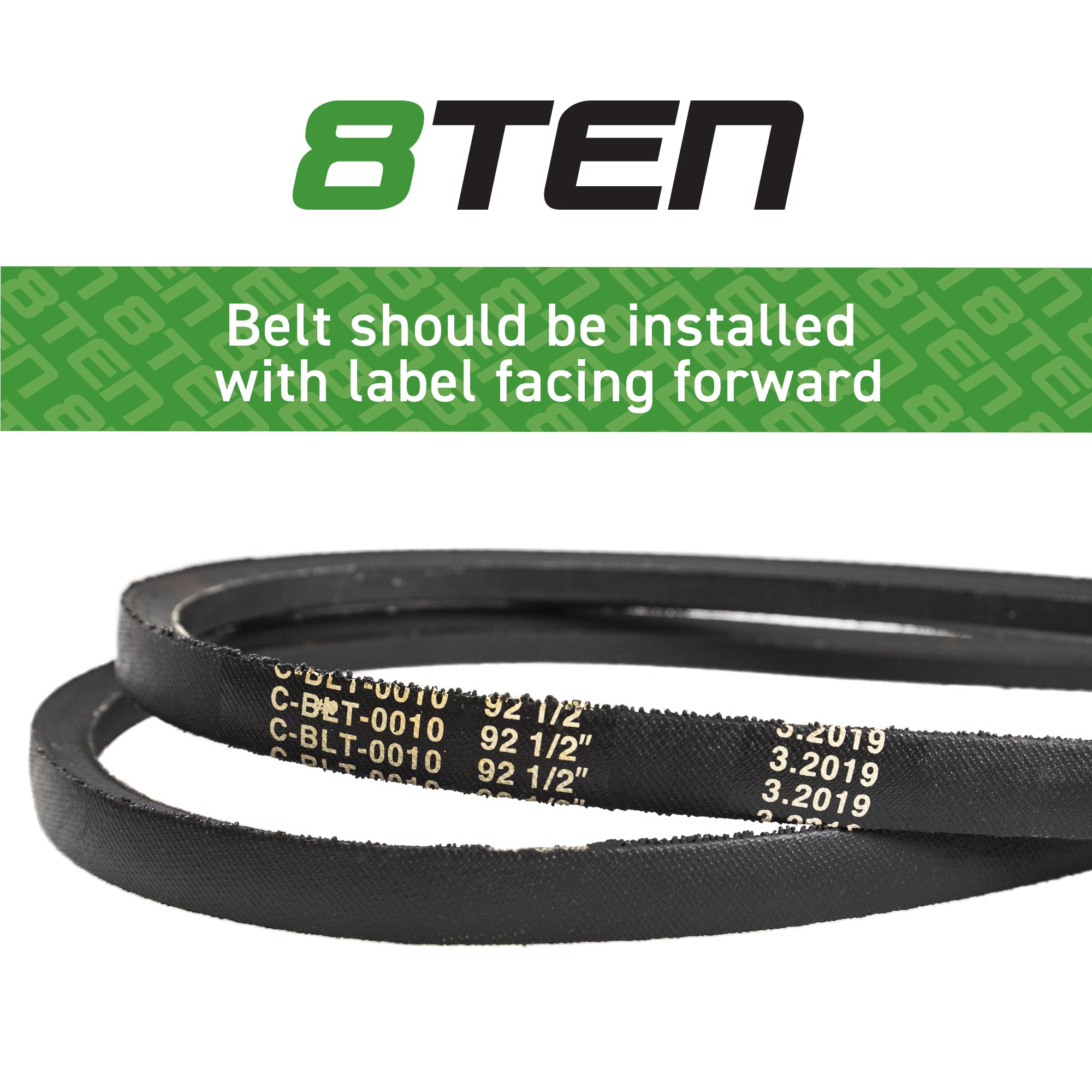 8TEN Engine to Deck Belt 71460119