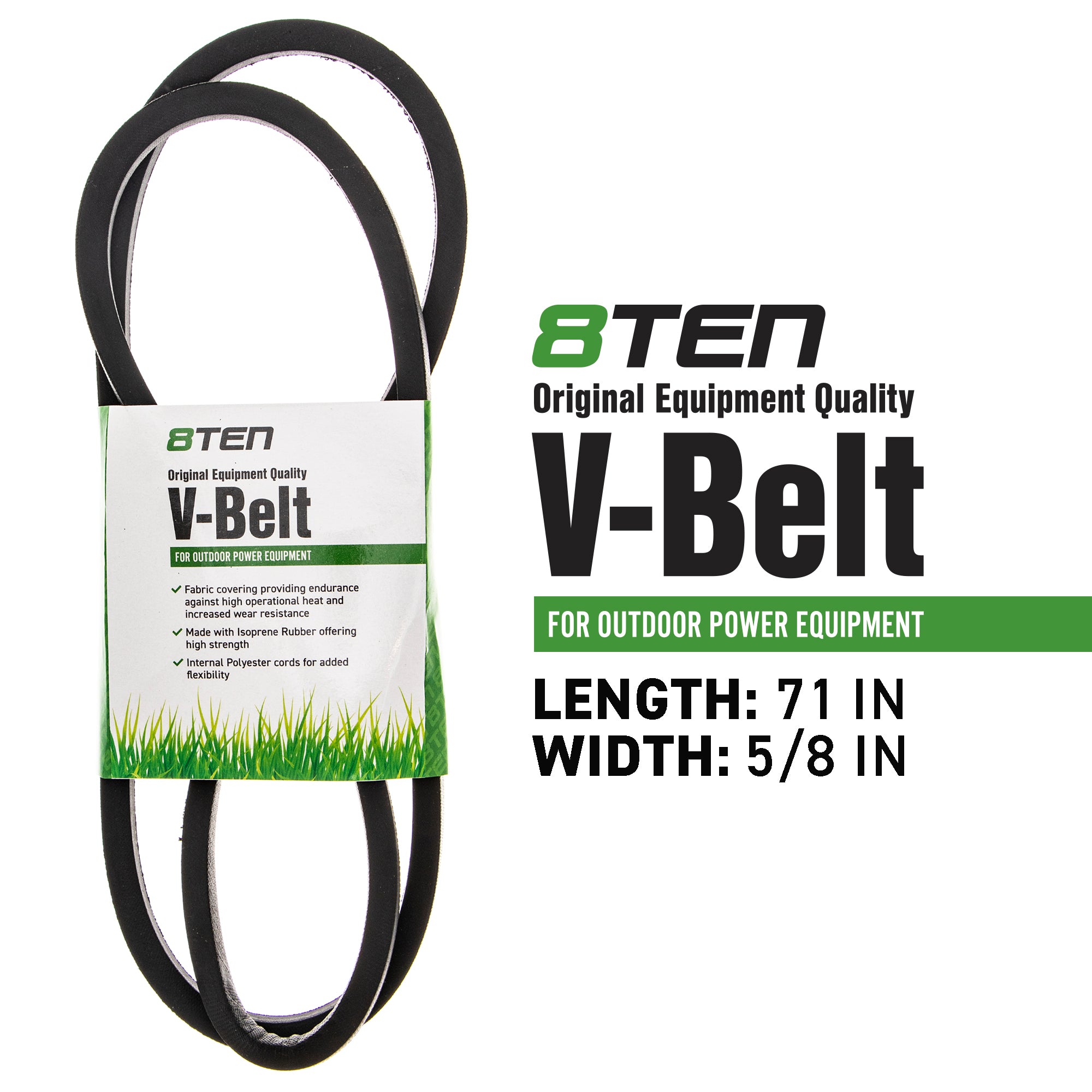 8TEN 810-CBL2238T Drive Belt for Stens MTD Cub Cadet Troy-Bilt Tuffy