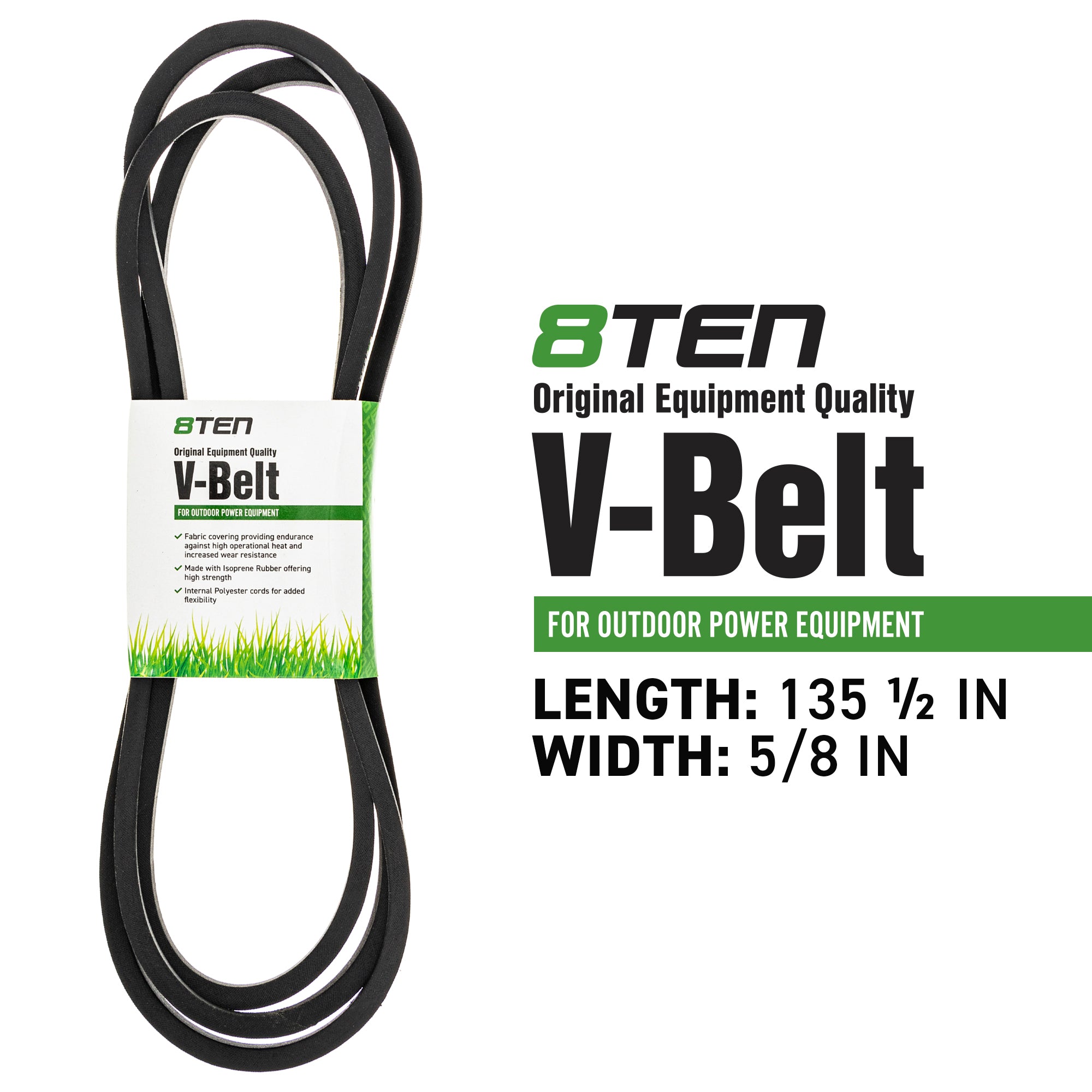 8TEN 810-CBL2284T Deck Belt for Stens Husqvarna Poulan Craftsman AYP