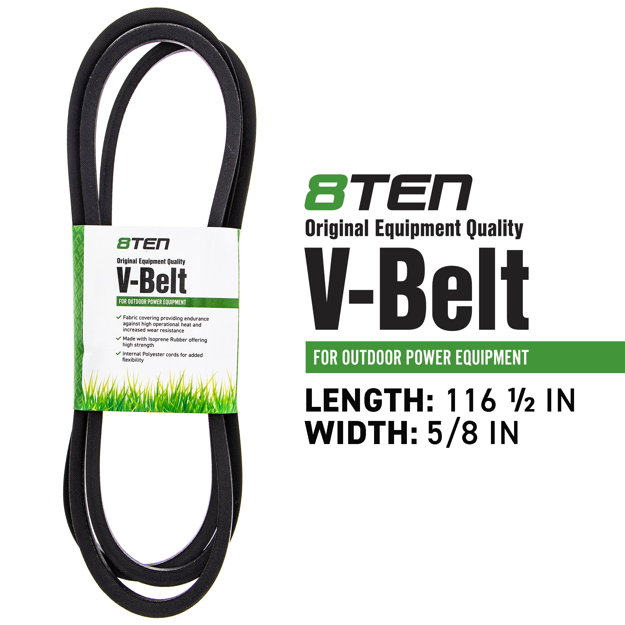 8TEN 810-CBL2298T PTO Clutch Belt for Stens MTD Cub Cadet Troy-Bilt