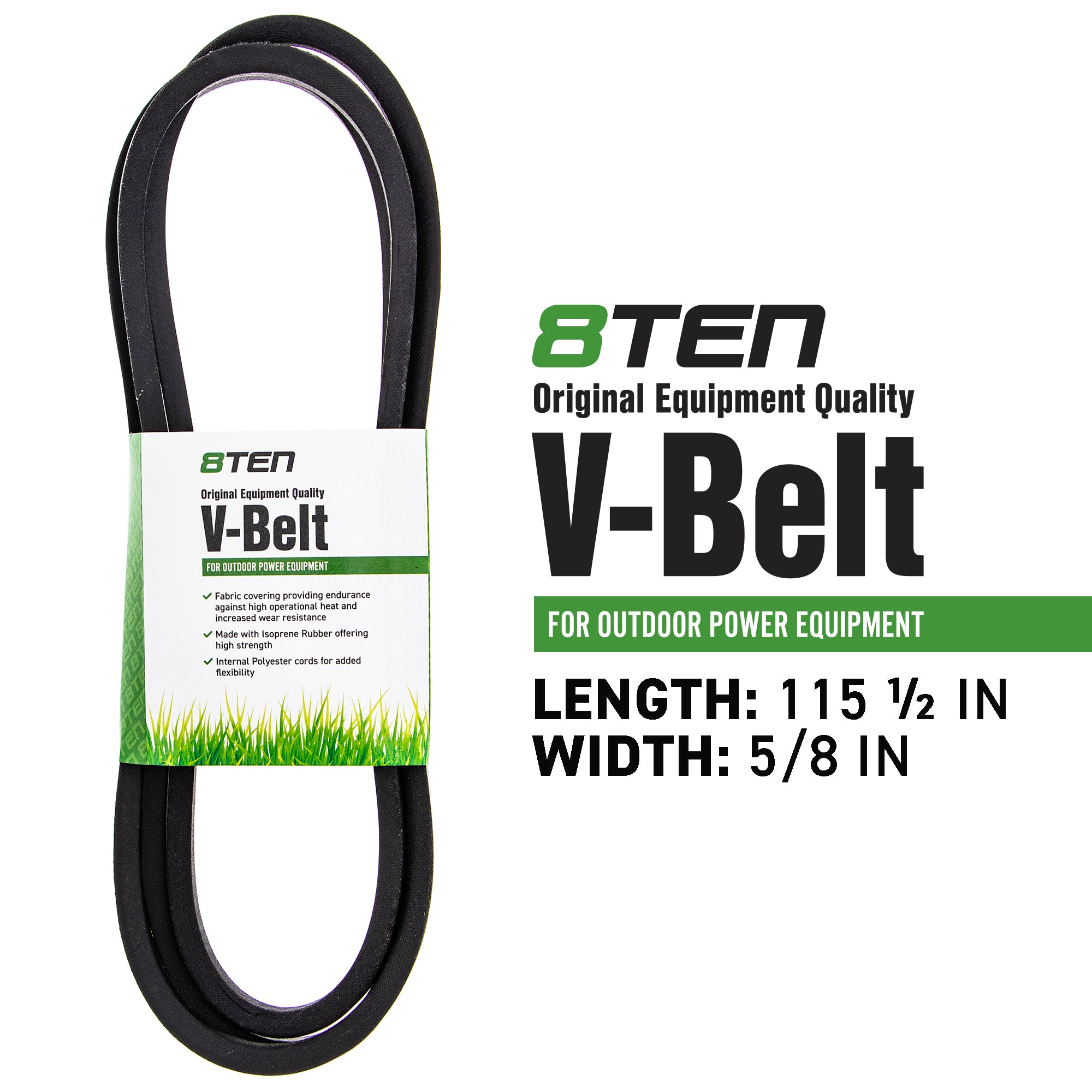 8TEN 810-CBL2206T Deck Belt for Toro Exmark Stens MTD Cub Cadet