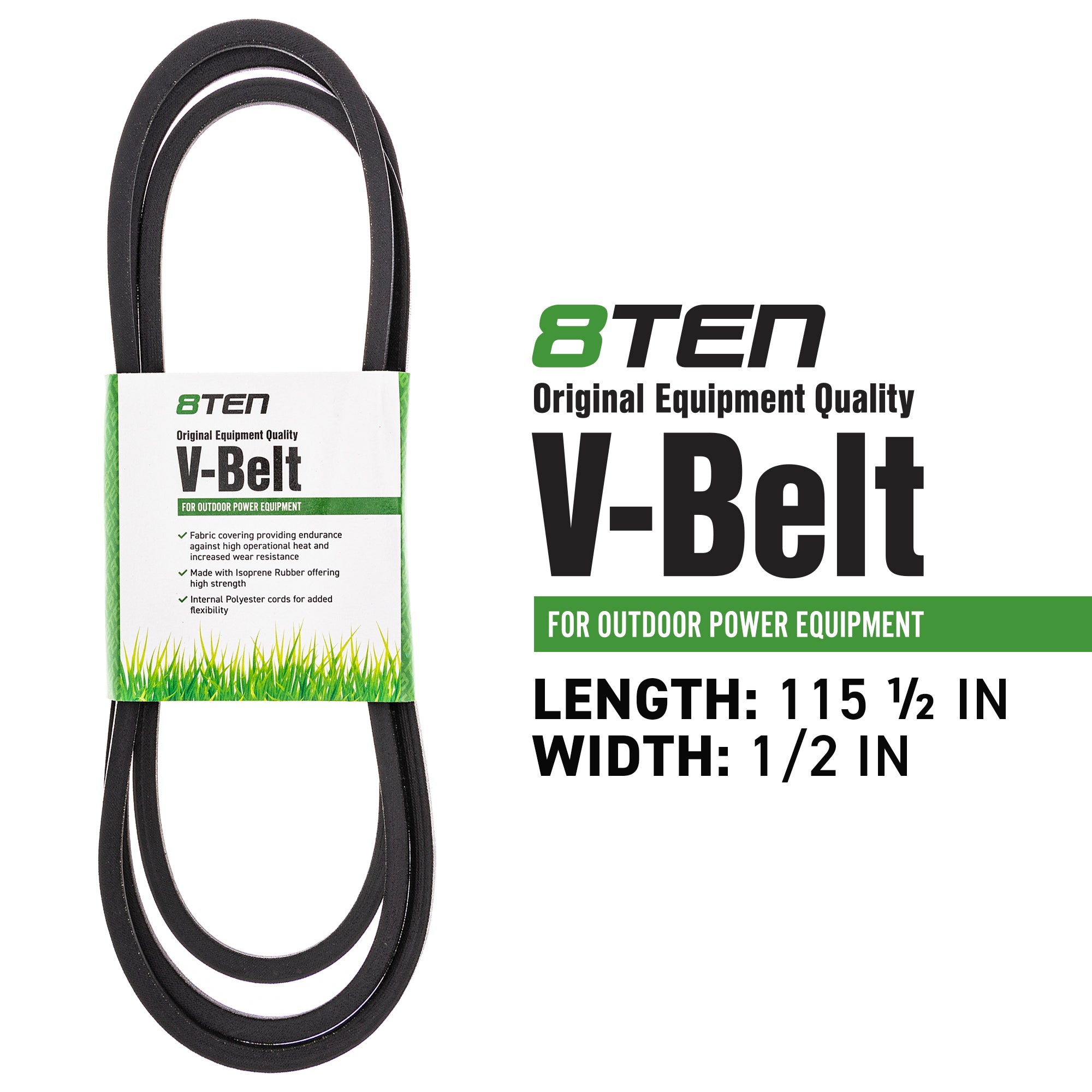 8TEN 810-CBL2215T Deck Belt for Stens MTD Cub Cadet Troy-Bilt John