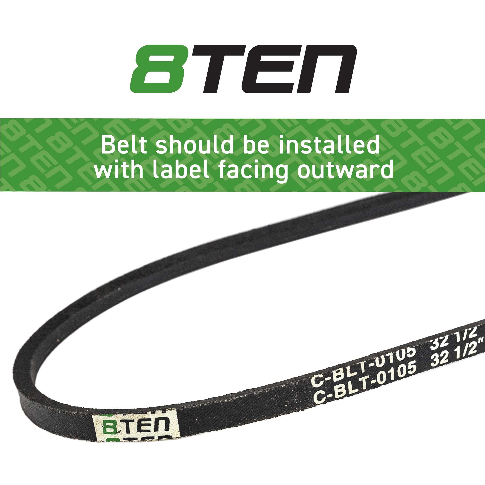 8TEN Transmission Drive Belt 117-1018