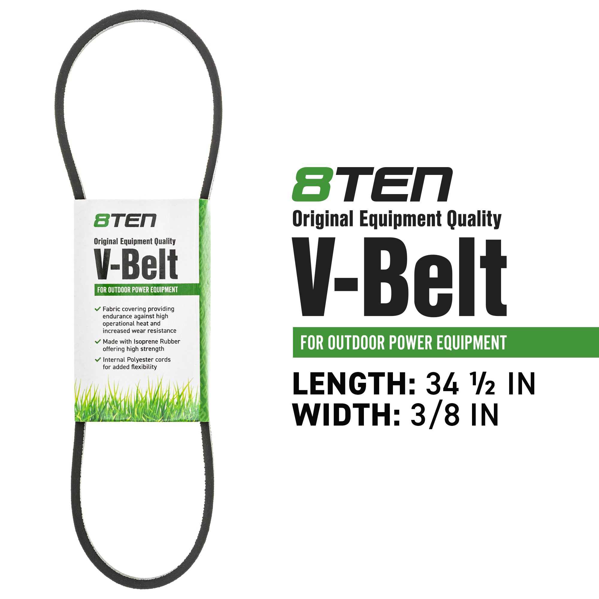 8TEN 810-CBL2335T Auger Drive Belt for Stens Oregon MTD Cub Cadet