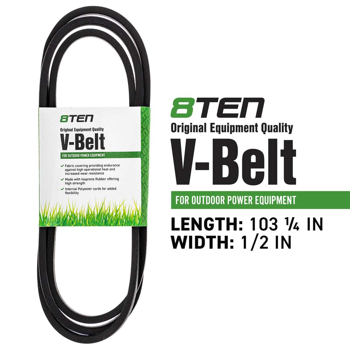 8TEN 810-CBL2345T Deck Belt for Stens Oregon MTD Cub Cadet Troy-Bilt